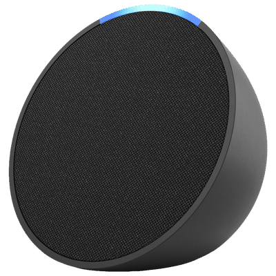 amazon Echo Pop with Built-in Alexa Smart Wi-Fi Speaker (Balanced Bass, Black)