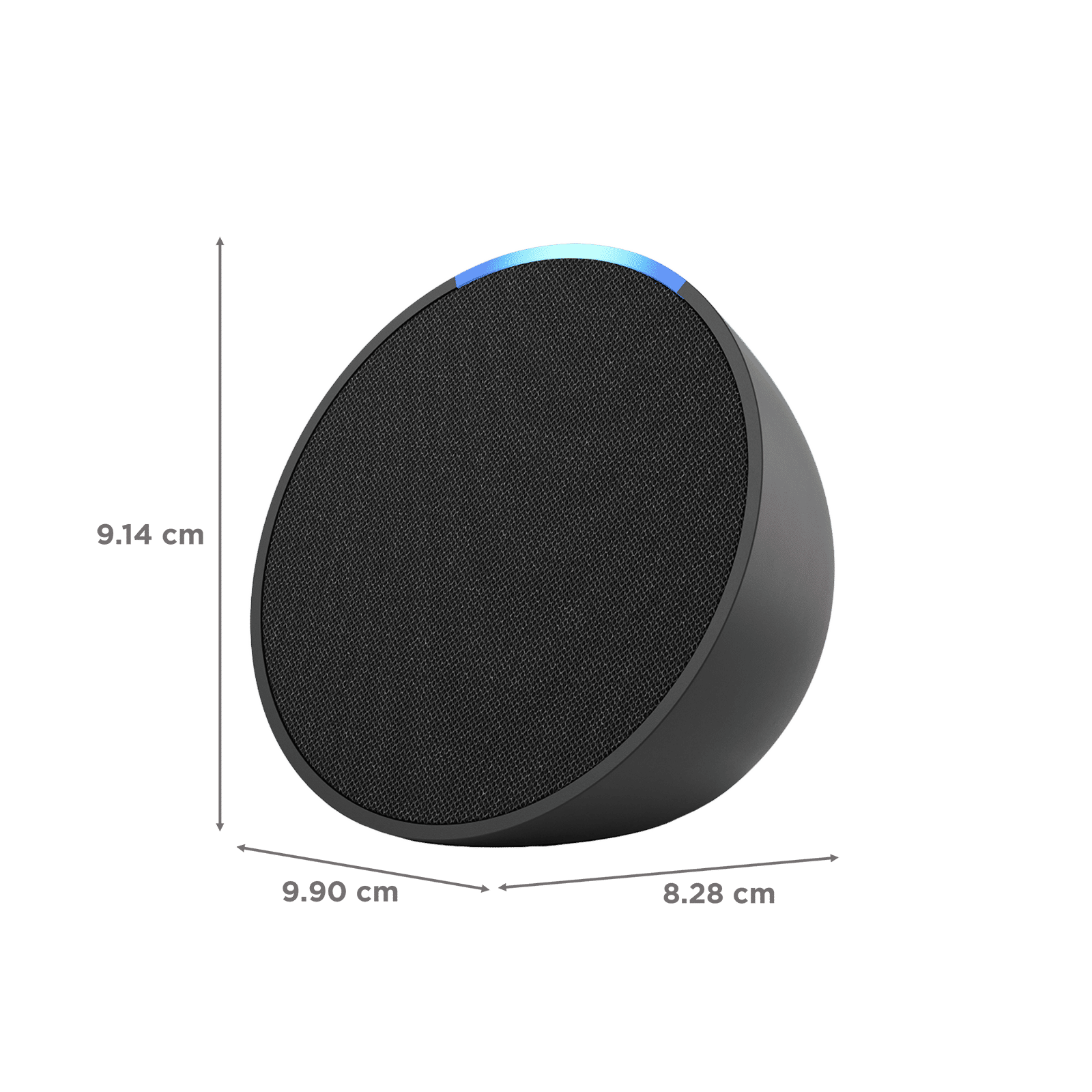amazon Echo Pop with Built-in Alexa Smart Wi-Fi Speaker (Balanced Bass, Black)_3