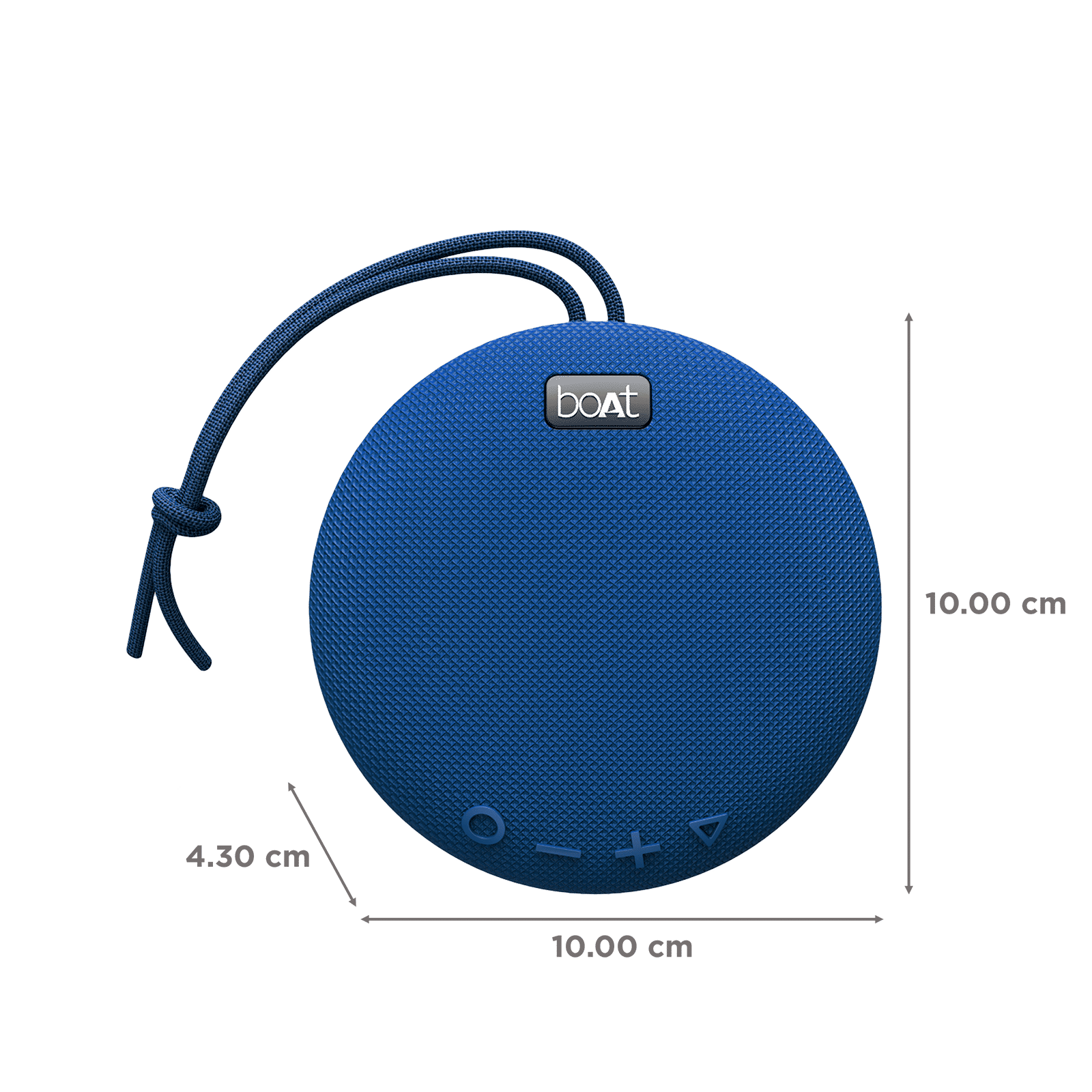 boAt Stone 193 5W Portable Bluetooth Speaker (IPX7 Water Resistant, Type - C Charging, Classic Blue)_2