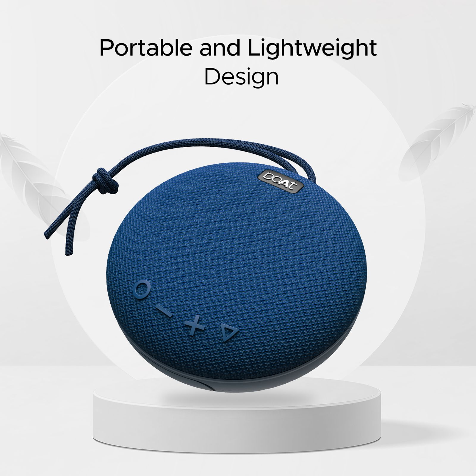 boAt Stone 193 5W Portable Bluetooth Speaker (IPX7 Water Resistant, Type - C Charging, Classic Blue)_5
