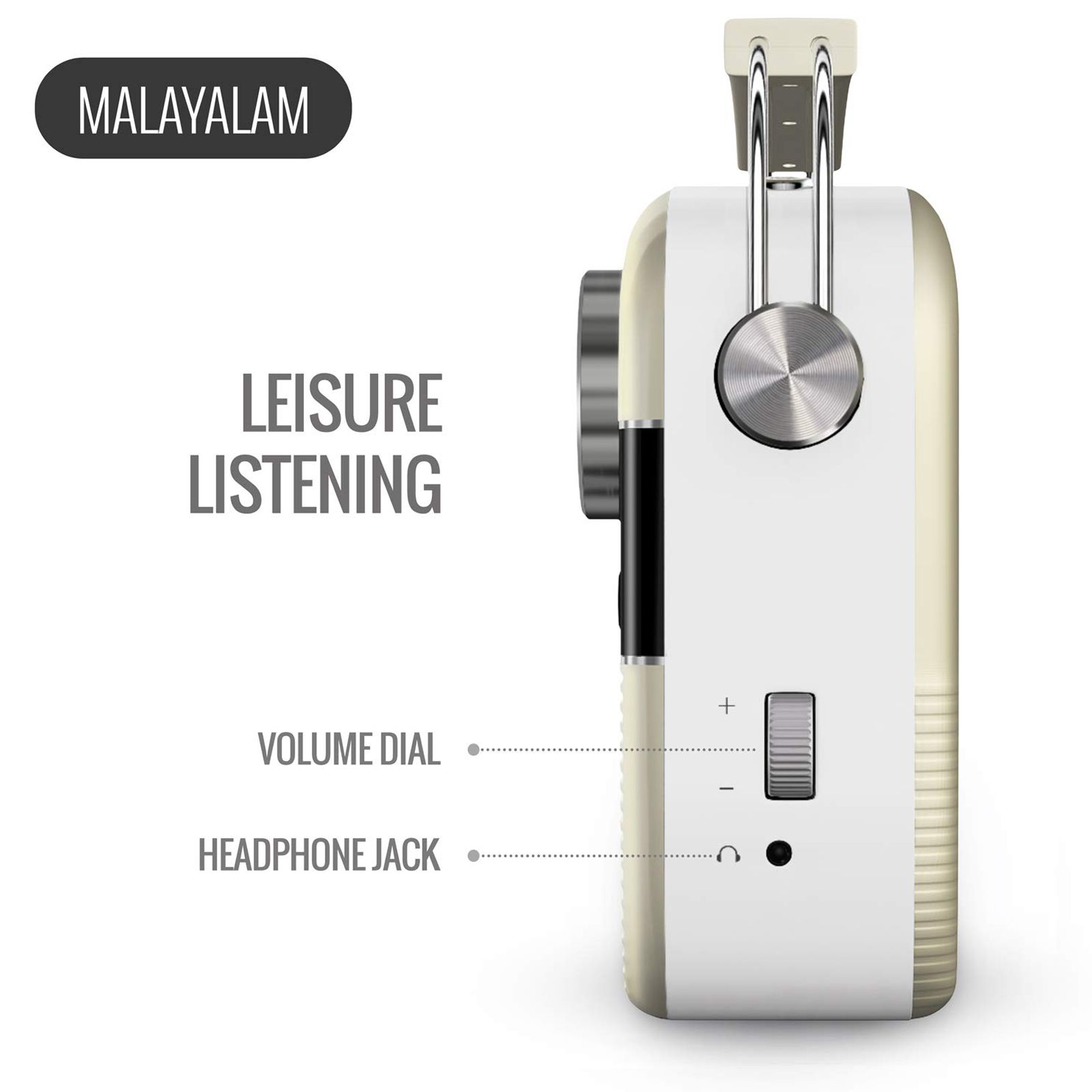 SAREGAMA Carvaan 6W Malayalam Portable Bluetooth Speaker (5000 Evergreen Songs, 2.0 Channel, Porcelain White) SAREGAMA Carvaan 6W Malayalam Portable Bluetooth Speaker (5000 Evergreen Songs, 2.0 Channel, Porcelain White)_11