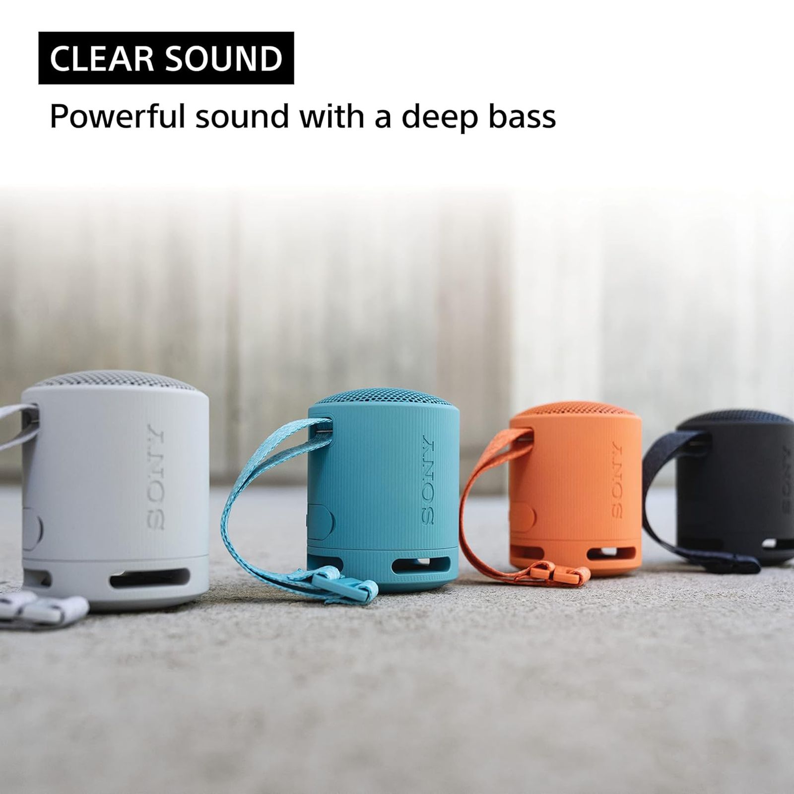 SONY SRS-XB100 2.5W Portable Bluetooth Speaker (IP67 Water Resistance, Echo Cancelling Technology, Stereo Channel, Orange) SONY SRS-XB100 2.5W Portable Bluetooth Speaker (IP67 Water Resistance, Echo Cancelling Technology, Stereo Channel, Orange)_11