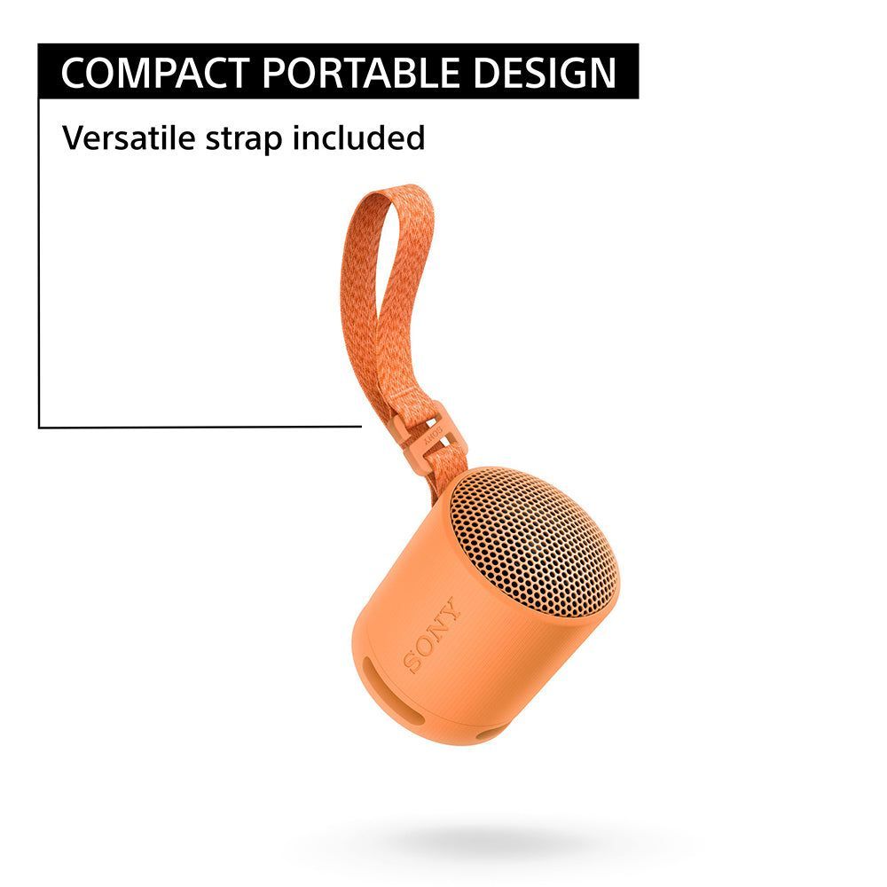 SONY SRS-XB100 2.5W Portable Bluetooth Speaker (IP67 Water Resistance, Echo Cancelling Technology, Stereo Channel, Orange) SONY SRS-XB100 2.5W Portable Bluetooth Speaker (IP67 Water Resistance, Echo Cancelling Technology, Stereo Channel, Orange)_8