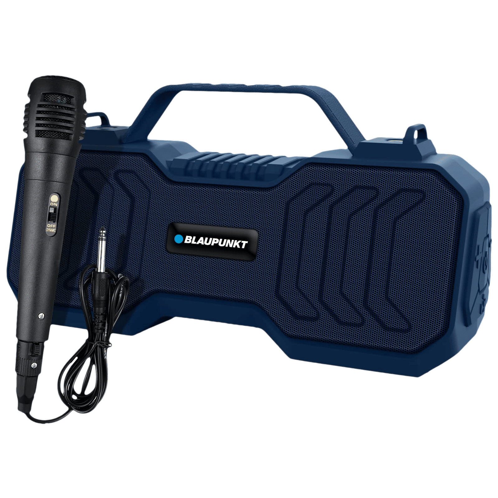 Blaupunkt Atomik BB20 20W Bluetooth Party Speaker with Mic (Karaoke Ready, 2.0 Channel, Royal Blue) Blaupunkt Atomik BB20 20W Bluetooth Party Speaker with Mic (Karaoke Ready, 2.0 Channel, Royal Blue)_1