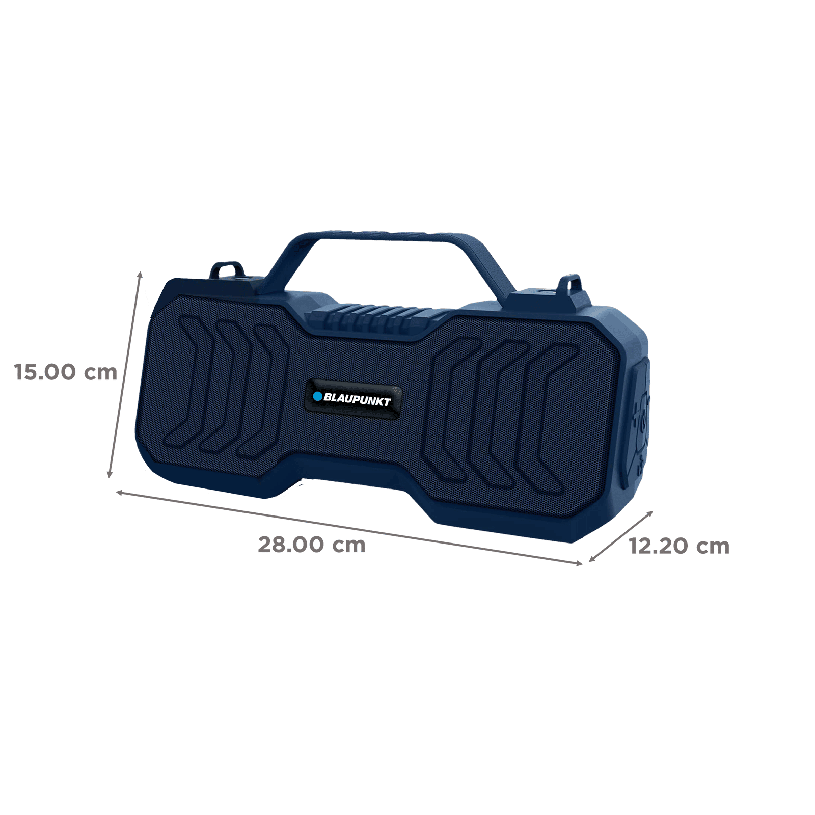 Blaupunkt Atomik BB20 20W Bluetooth Party Speaker with Mic (Karaoke Ready, 2.0 Channel, Royal Blue) Blaupunkt Atomik BB20 20W Bluetooth Party Speaker with Mic (Karaoke Ready, 2.0 Channel, Royal Blue)_2