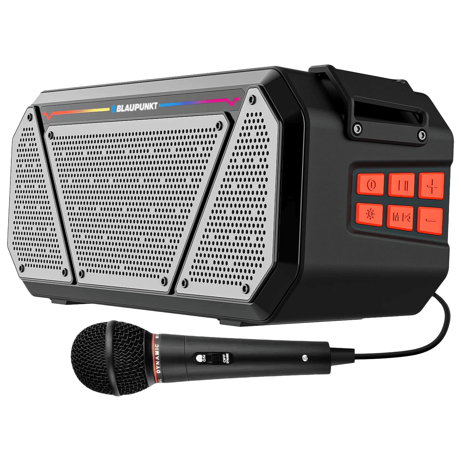 Blaupunkt Atomik BB25 35W Bluetooth Party Speaker with Mic (EQ Modes, Stereo Channel, Black) Blaupunkt Atomik BB25 35W Bluetooth Party Speaker with Mic (EQ Modes, Stereo Channel, Black)_1