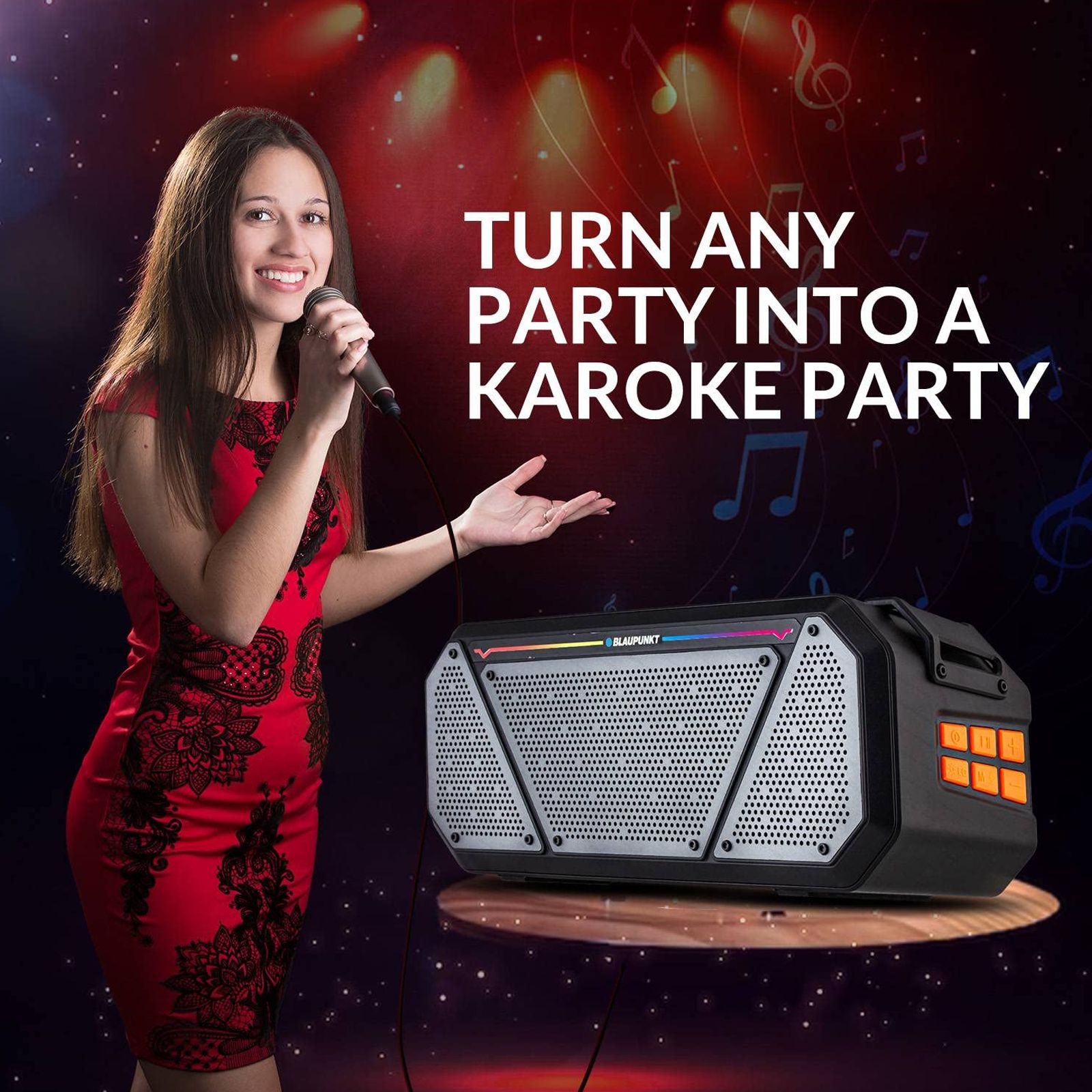 Blaupunkt Atomik BB25 35W Bluetooth Party Speaker with Mic (EQ Modes, Stereo Channel, Black) Blaupunkt Atomik BB25 35W Bluetooth Party Speaker with Mic (EQ Modes, Stereo Channel, Black)_5