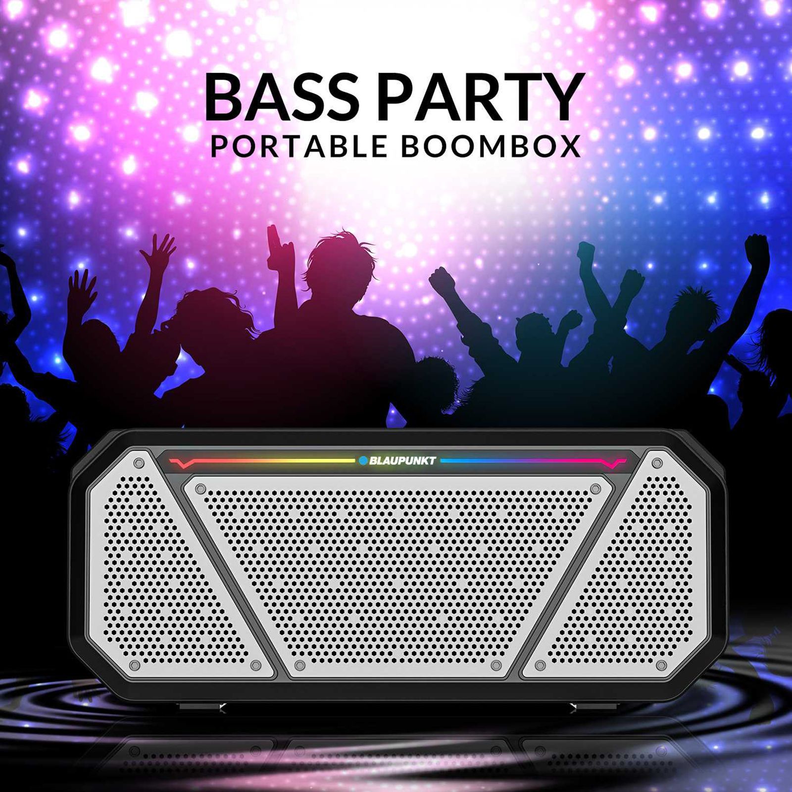 Blaupunkt Atomik BB25 35W Bluetooth Party Speaker with Mic (EQ Modes, Stereo Channel, Black) Blaupunkt Atomik BB25 35W Bluetooth Party Speaker with Mic (EQ Modes, Stereo Channel, Black)_8