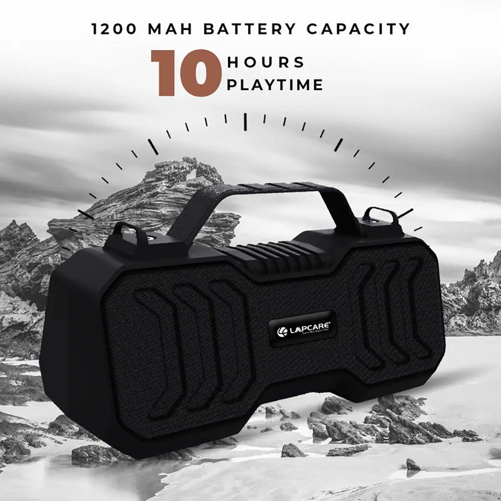 LAPCARE GoBeat II 14W Portable Bluetooth Speaker (Handsfree Calls, Stereo Channel, Black)_11