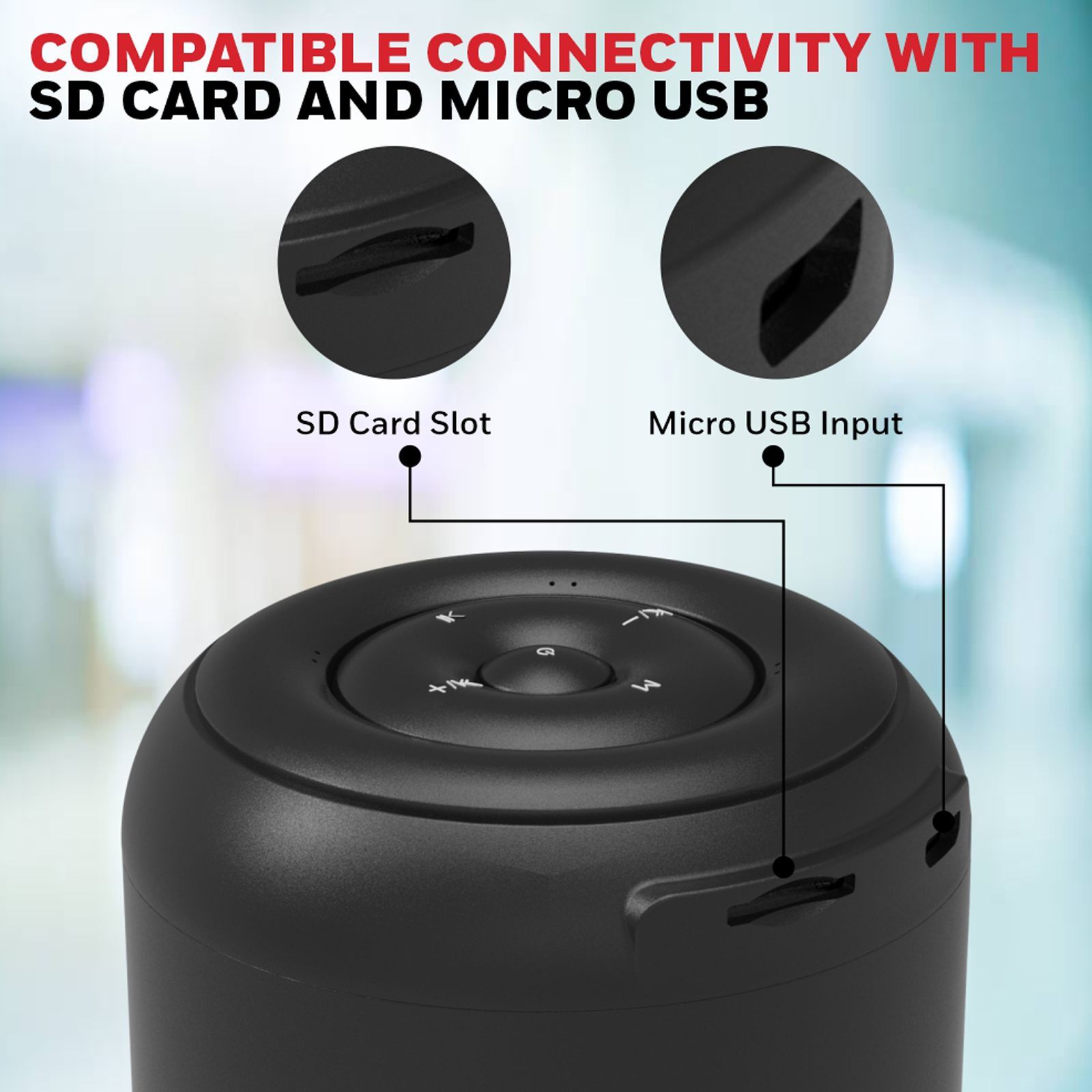 Honeywell Moxie V200 5W Portable Bluetooth Speaker (IPX4 Water Resistant, 52 mm Drivers, Stereo Channel, Blue) Honeywell Moxie V200 5W Portable Bluetooth Speaker (IPX4 Water Resistant, 52 mm Drivers, Stereo Channel, Blue)_4