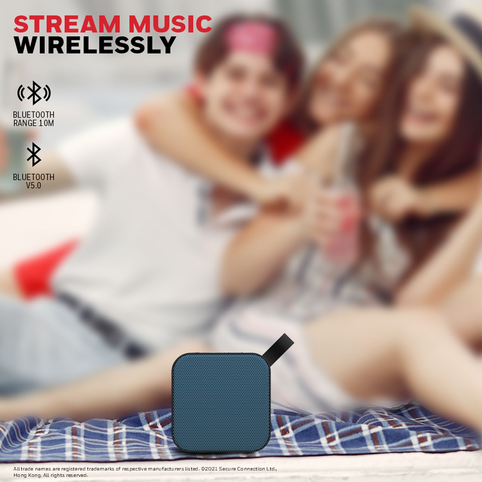 Honeywell Moxie V100 3W Portable Bluetooth Speaker (IPX4 Water Resistant, Stereo Sound, 2.1 Channel, Blue) Honeywell Moxie V100 3W Portable Bluetooth Speaker (IPX4 Water Resistant, Stereo Sound, 2.1 Channel, Blue)_5