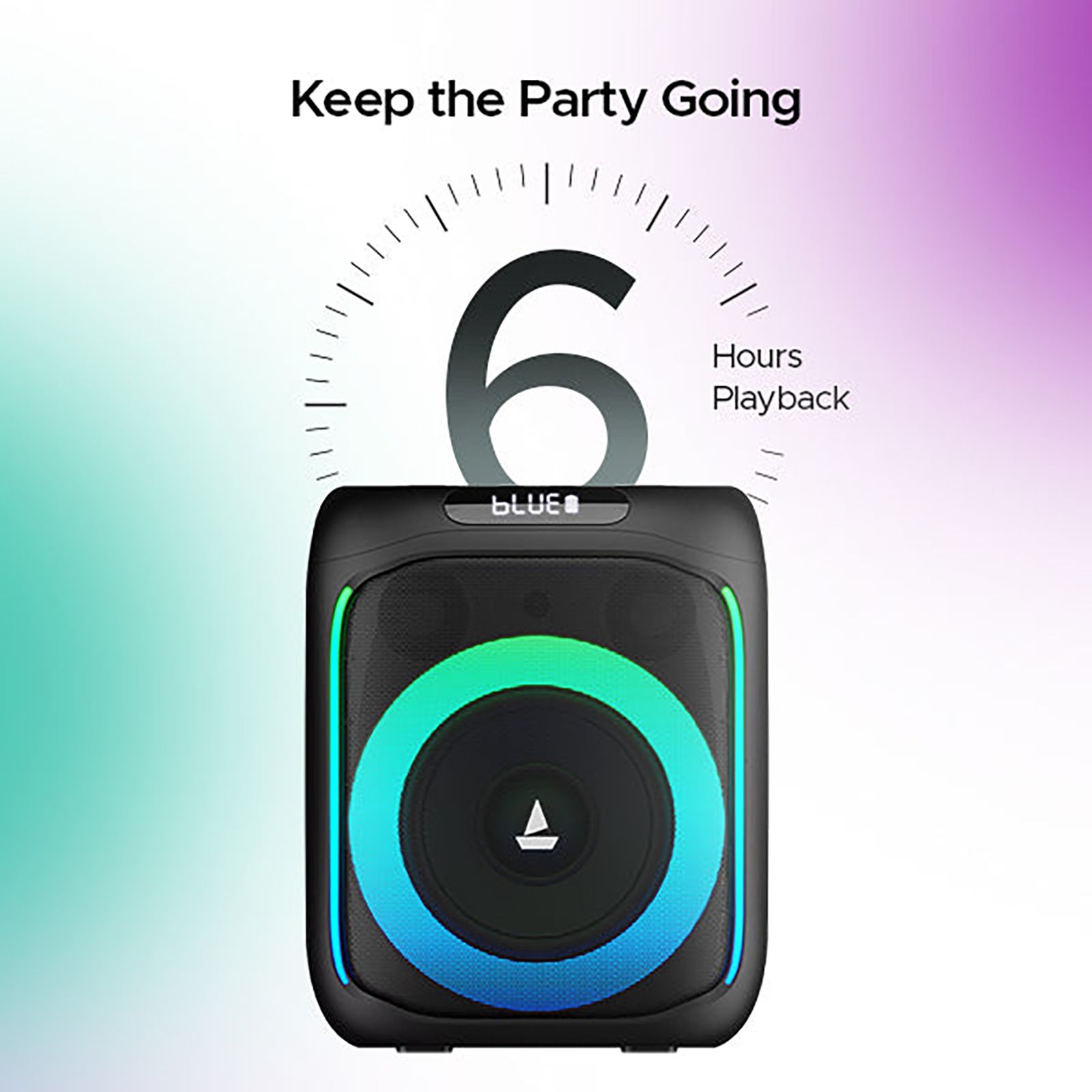 boAt Partypal 185 50W Bluetooth Party Speaker with Mic (TWS Mode, Stereo Channel, Midnight Black) boAt Partypal 185 50W Bluetooth Party Speaker with Mic (TWS Mode, Stereo Channel, Midnight Black)_12