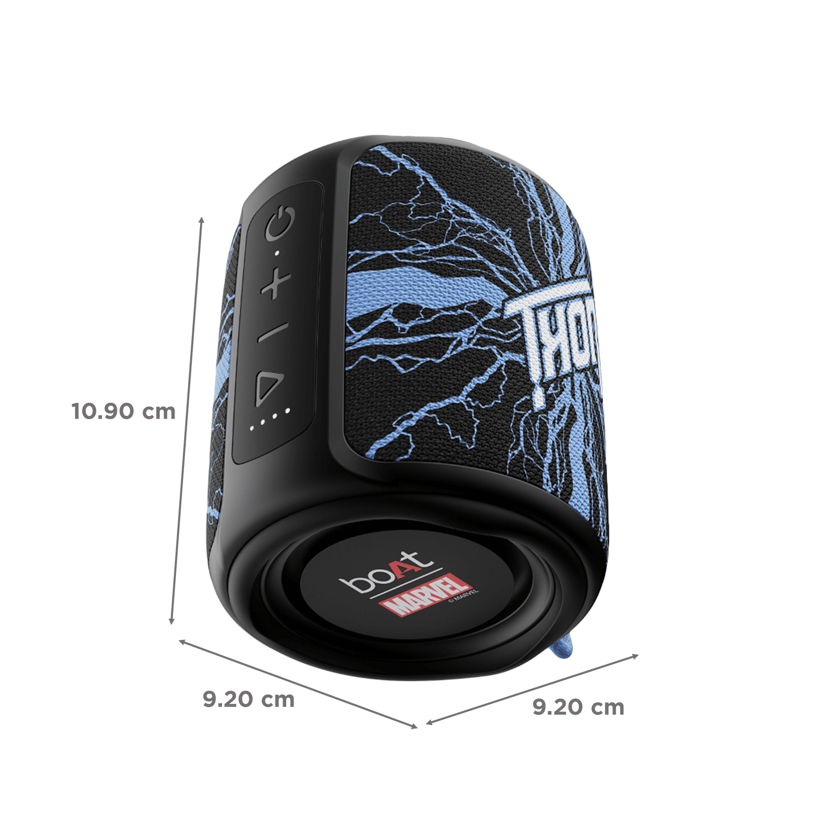 boAt Stone 350 Thor Edition 10W Portable Bluetooth Speaker (IPX7 Water Resistant, 12 Hours Playback, Electric Blue) boAt Stone 350 Thor Edition 10W Portable Bluetooth Speaker (IPX7 Water Resistant, 12 Hours Playback, Electric Blue)_2