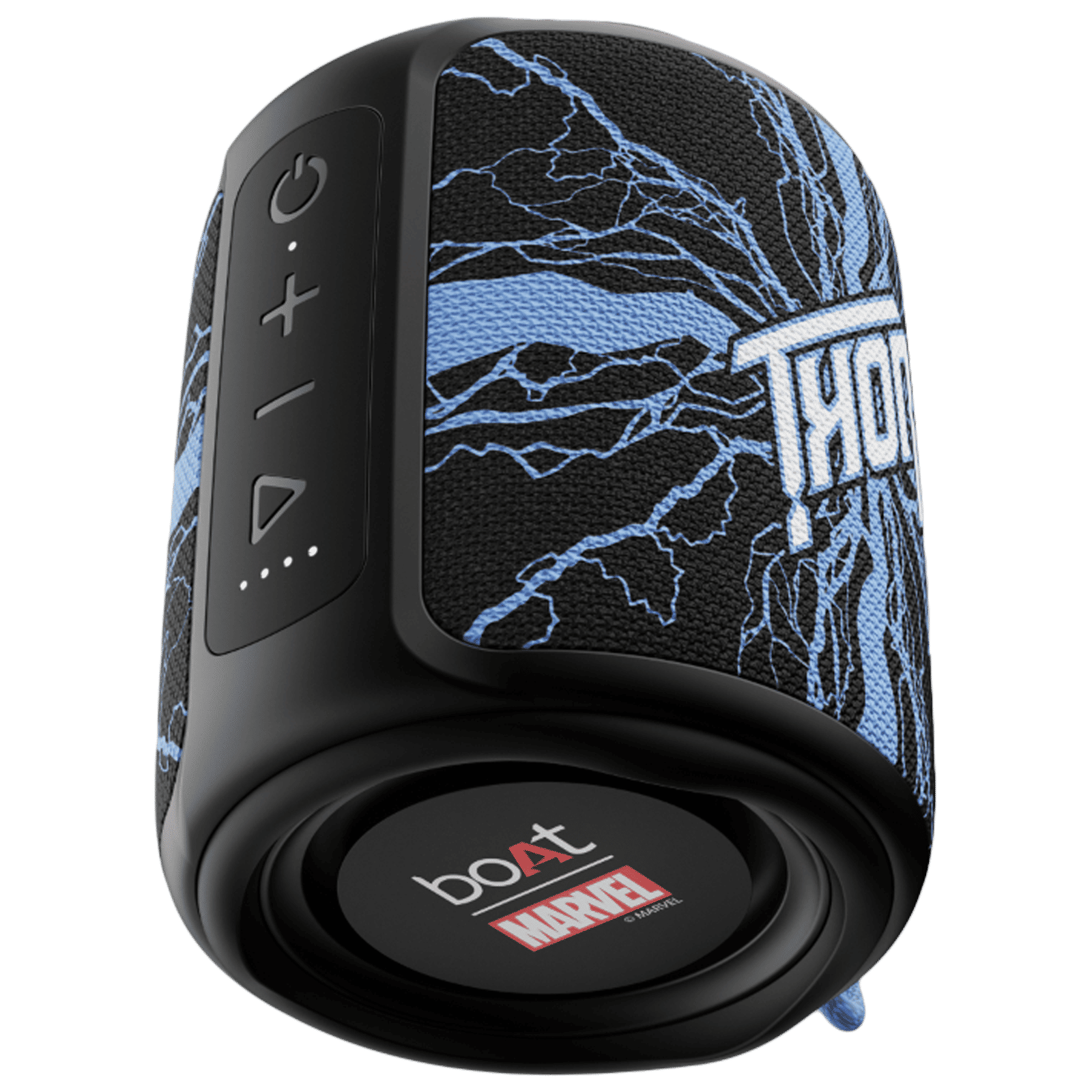 boAt Stone 350 Thor Edition 10W Portable Bluetooth Speaker (IPX7 Water Resistant, 12 Hours Playback, Electric Blue) boAt Stone 350 Thor Edition 10W Portable Bluetooth Speaker (IPX7 Water Resistant, 12 Hours Playback, Electric Blue)_1