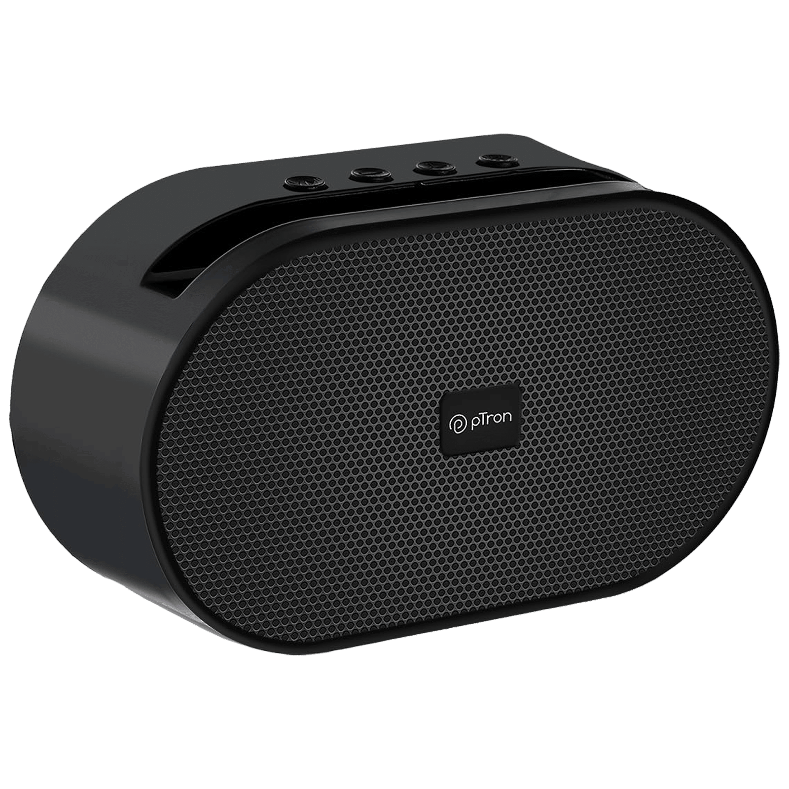 pTron Fusion Hook 6W Portable Bluetooth Speaker (52mm Dynamic Driver, Coal Black)_1
