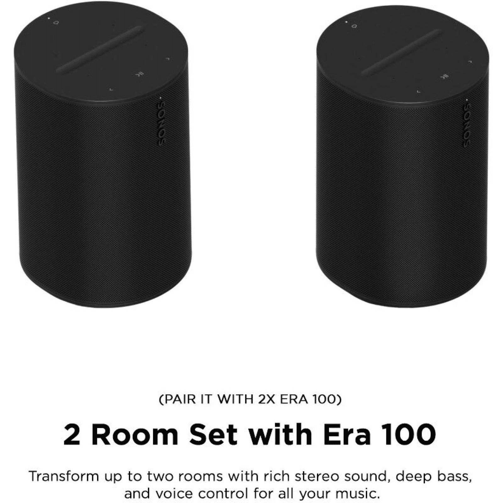 SONOS Era 100 (Next Gen) with Built-in Alexa Smart Wi-Fi Speaker (Touch Control, Black) SONOS Era 100 (Next Gen) with Built-in Alexa Smart Wi-Fi Speaker (Touch Control, Black)_11
