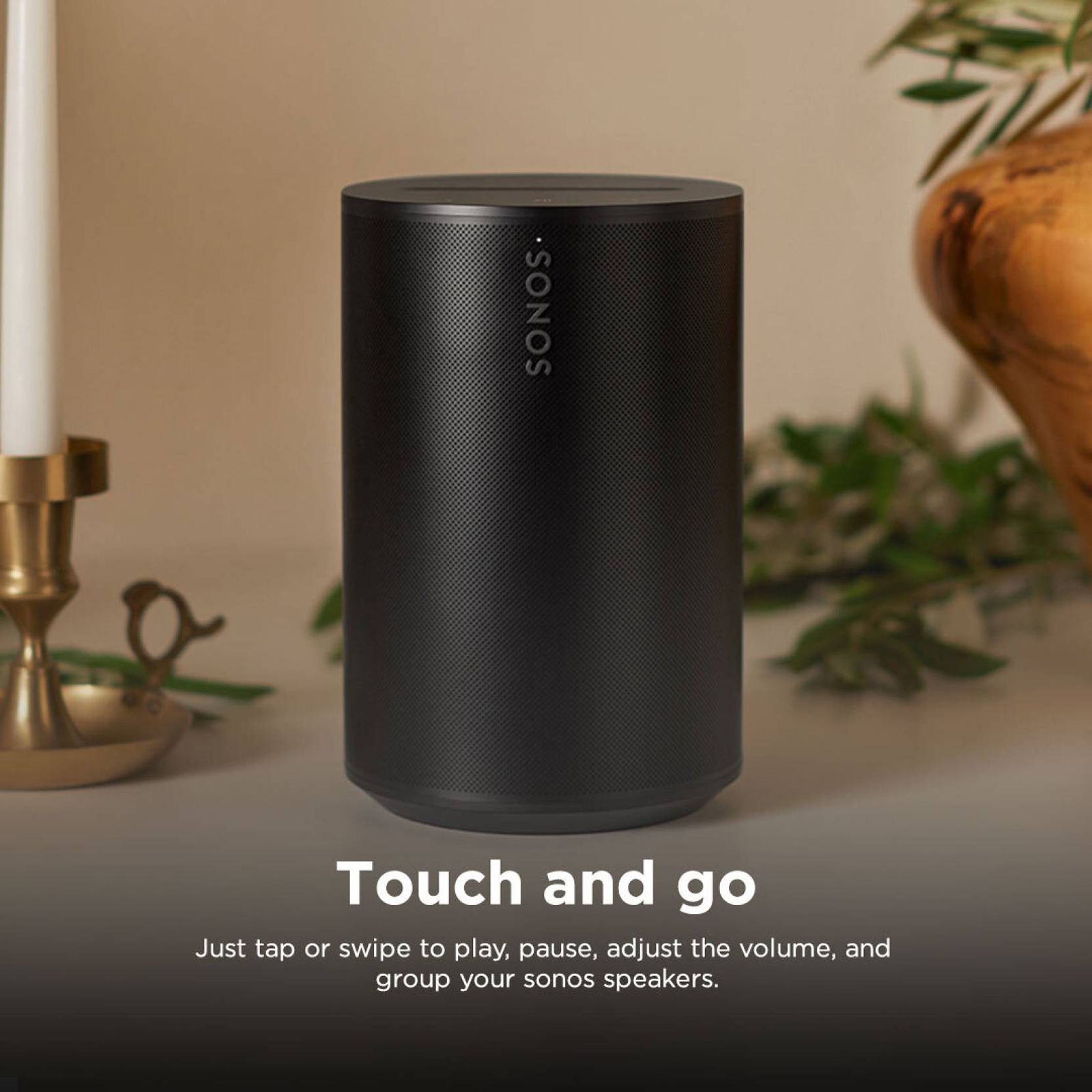 SONOS Era 100 (Next Gen) with Built-in Alexa Smart Wi-Fi Speaker (Touch Control, Black) SONOS Era 100 (Next Gen) with Built-in Alexa Smart Wi-Fi Speaker (Touch Control, Black)_14