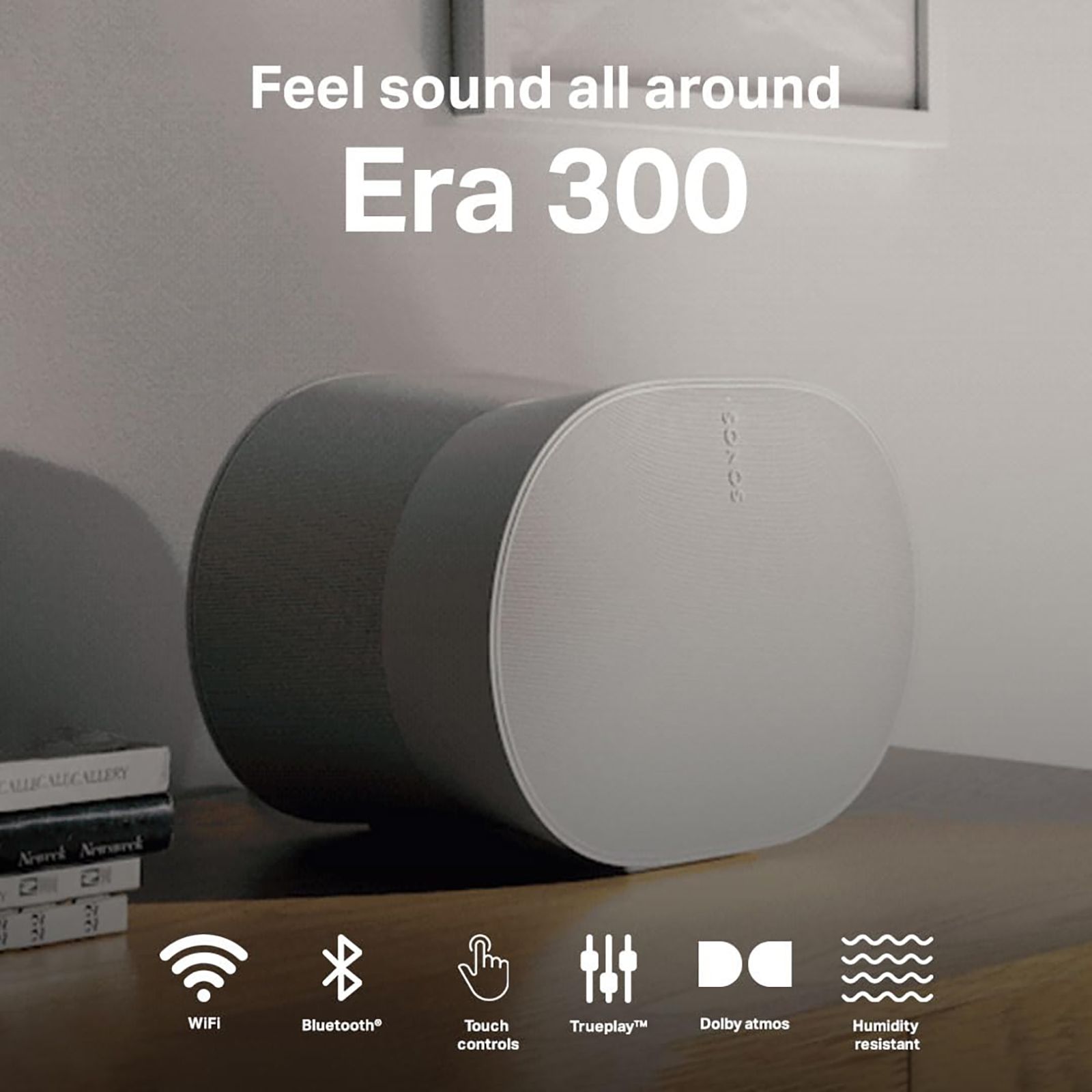 SONOS Era 300 (Gen 2) with Built-in Alexa Smart Wi-Fi Speaker (Touch Control, White) SONOS Era 300 (Gen 2) with Built-in Alexa Smart Wi-Fi Speaker (Touch Control, White)_10