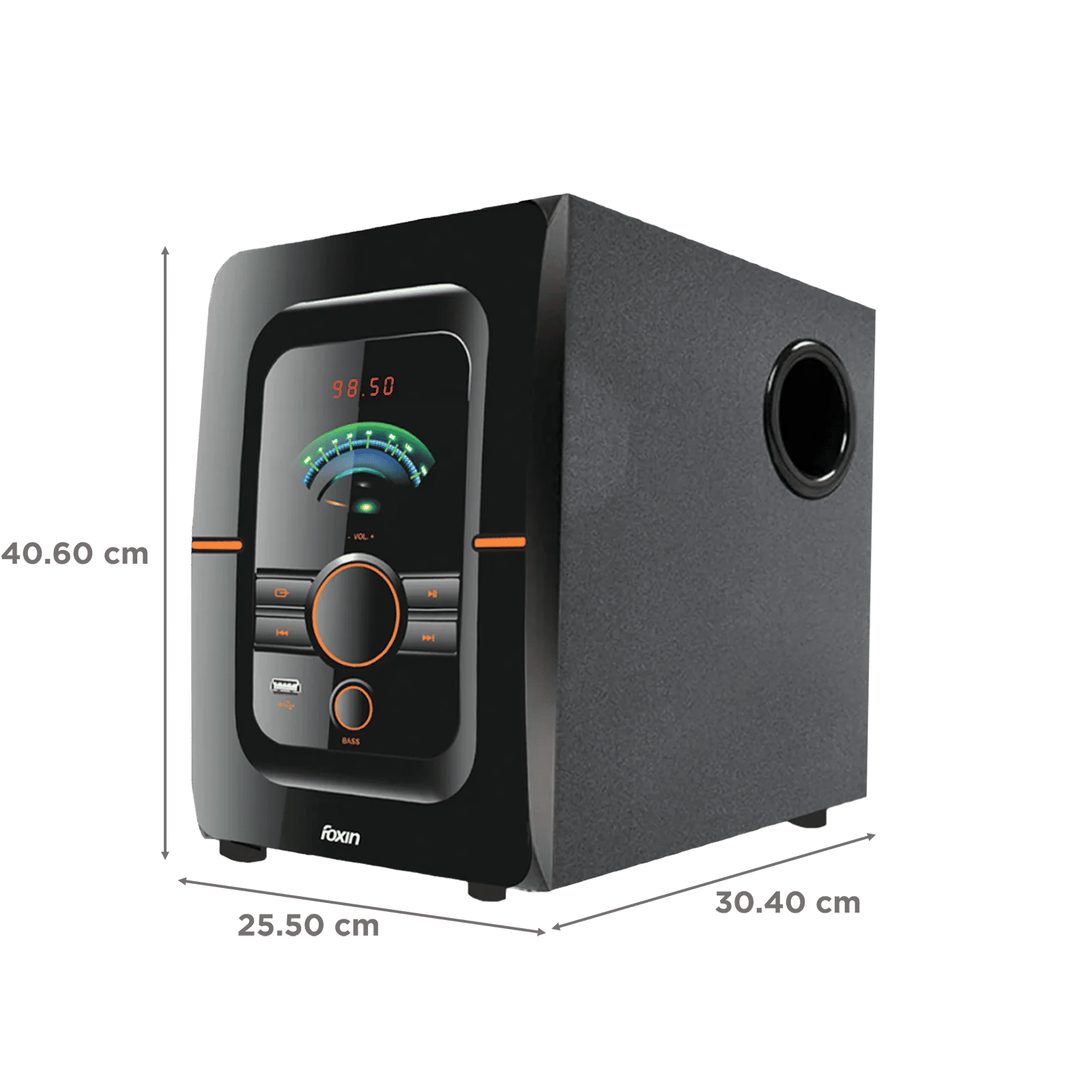 foxin FMS 4450 85W Multimedia Speaker (Dual Connectivity, 4.2 Channel, Black) foxin FMS 4450 85W Multimedia Speaker (Dual Connectivity, 4.2 Channel, Black)_2