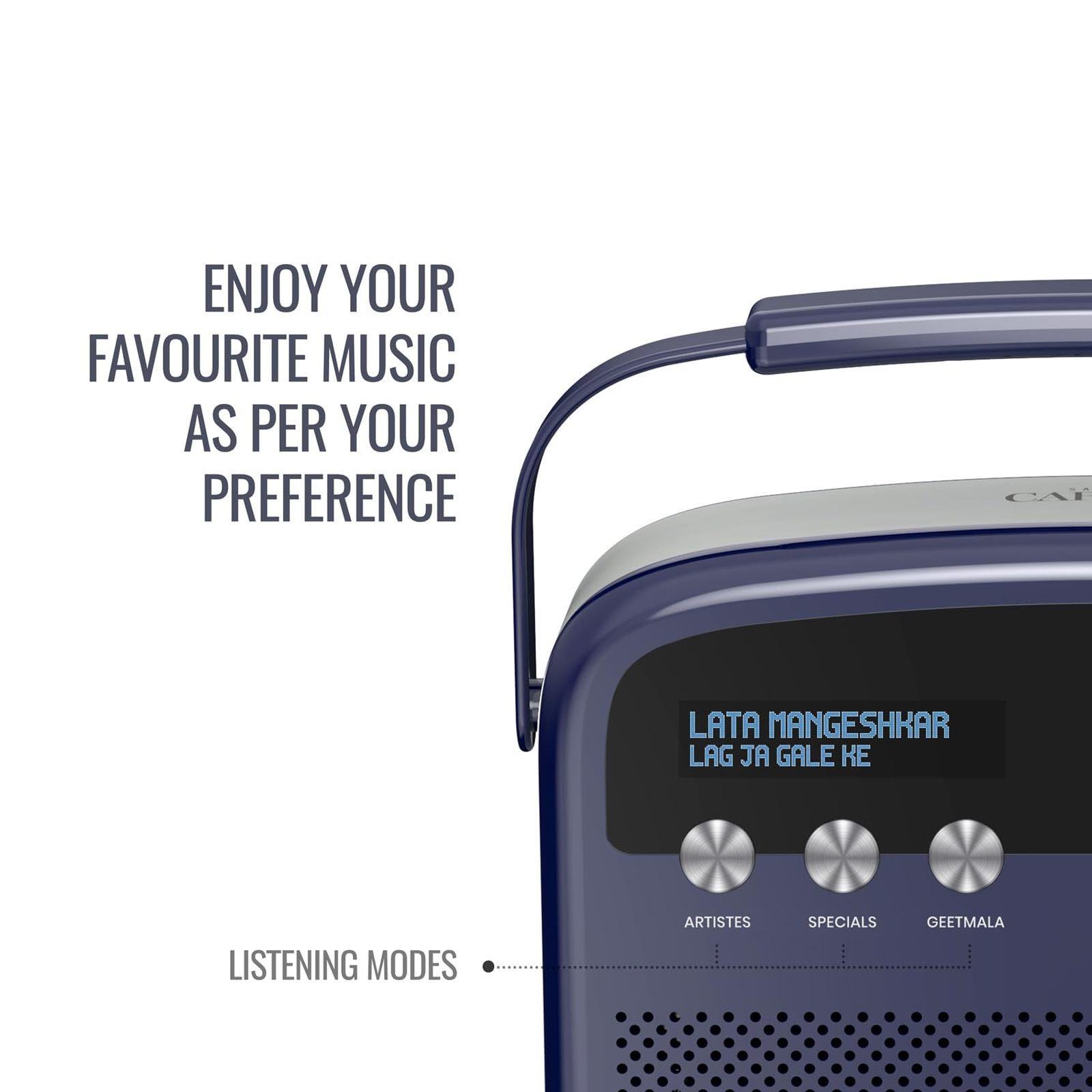 SAREGAMA Carvaan Lite 20 Watts Portable Bluetooth Speaker(5 Hours Playtime, SCL 190, Royal Blue)_9