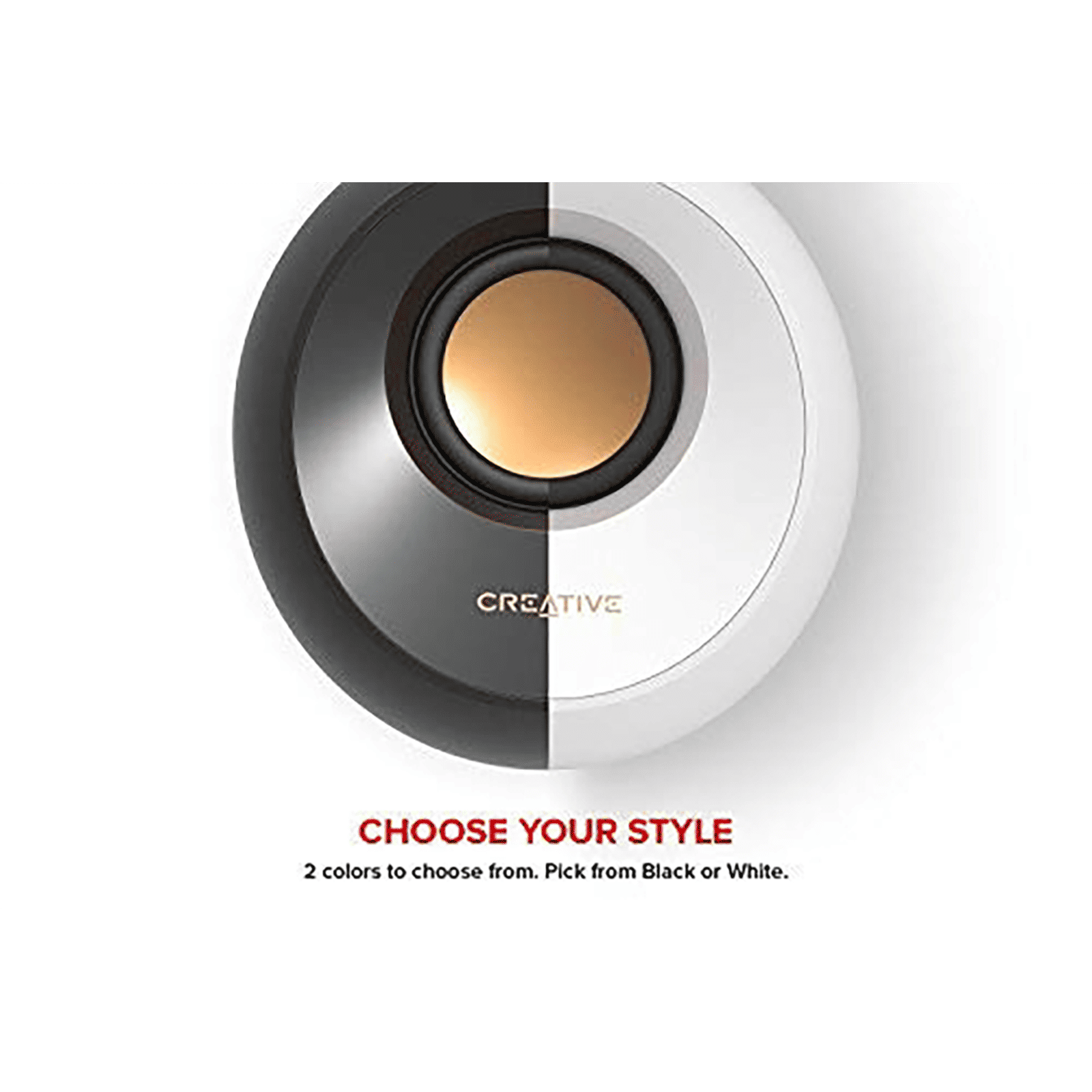 Creative Pebble 4.4W Multimedia Speaker (45 Degree Elevated Drivers, 2.0 Channel, White) Creative Pebble 4.4W Multimedia Speaker (45 Degree Elevated Drivers, 2.0 Channel, White)_6