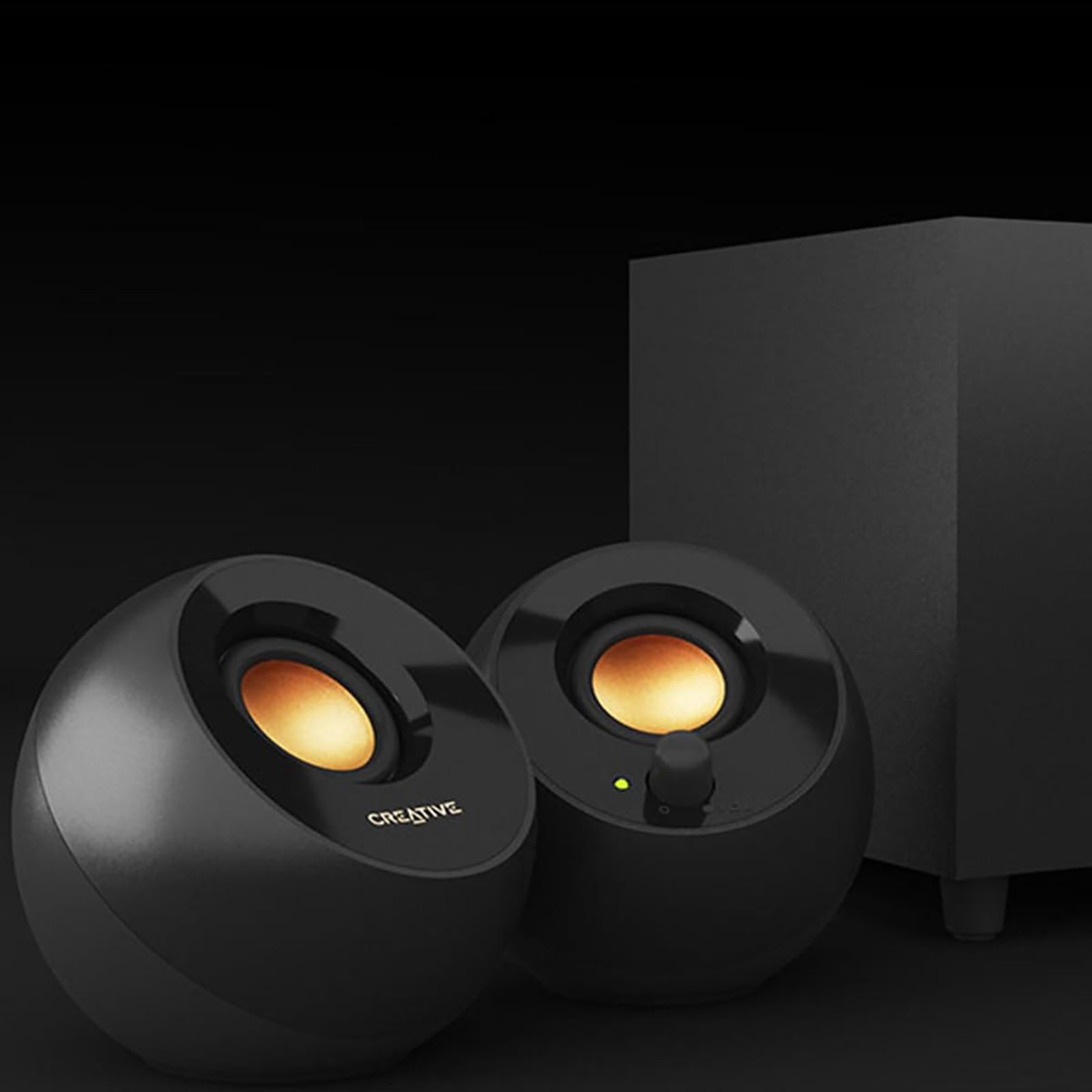 Creative Pebble Plus 16W Multimedia Speaker (45 Degree Elevated Drivers, 2.1 Channel, Black)_4