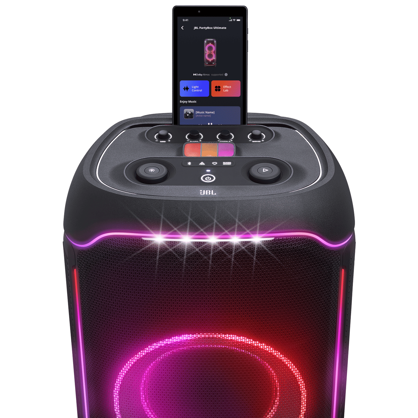 JBL PartyBox Ultimate 1100W Bluetooth Party Speaker (Multi Dimensional Dynamic Lightshow, Black)_7