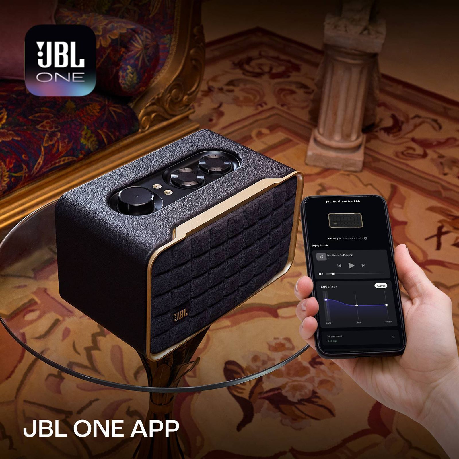 JBL Authentics 200 90W Portable Bluetooth Speaker (Automatic Self Tuning, 2.0 Channel, Black)_16