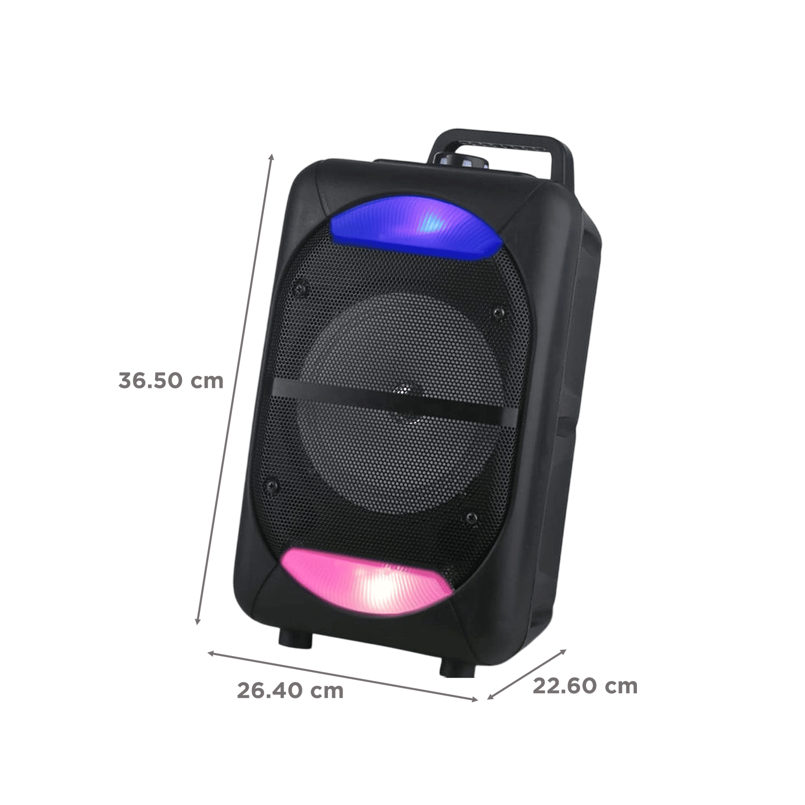 Krisons Beatz 30W Bluetooth Party Speaker with Mic (High Bass, 1.0 Channel, Black) Krisons Beatz 30W Bluetooth Party Speaker with Mic (High Bass, 1.0 Channel, Black)_2