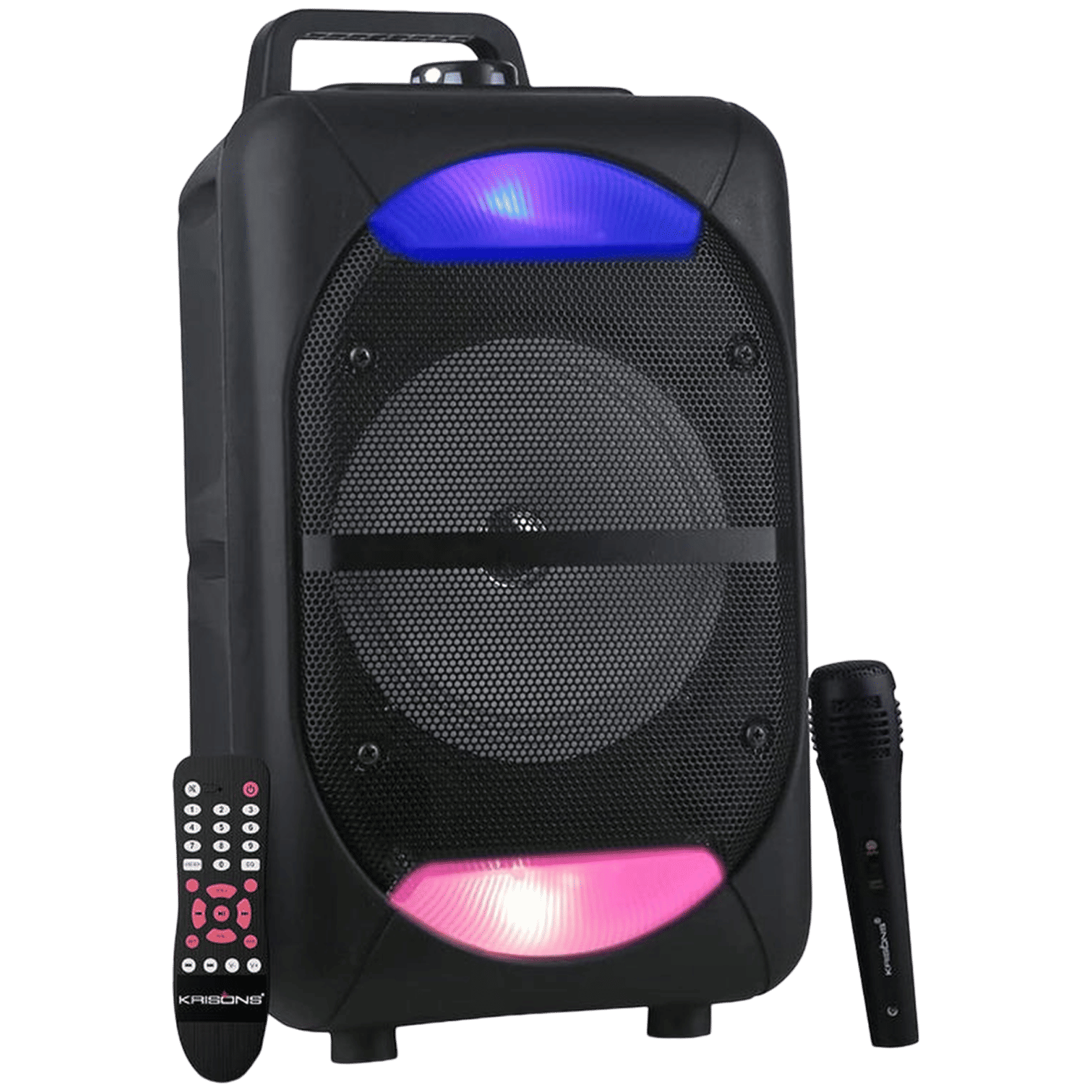 Krisons Beatz 30W Bluetooth Party Speaker with Mic (High Bass, 1.0 Channel, Black) Krisons Beatz 30W Bluetooth Party Speaker with Mic (High Bass, 1.0 Channel, Black)_1