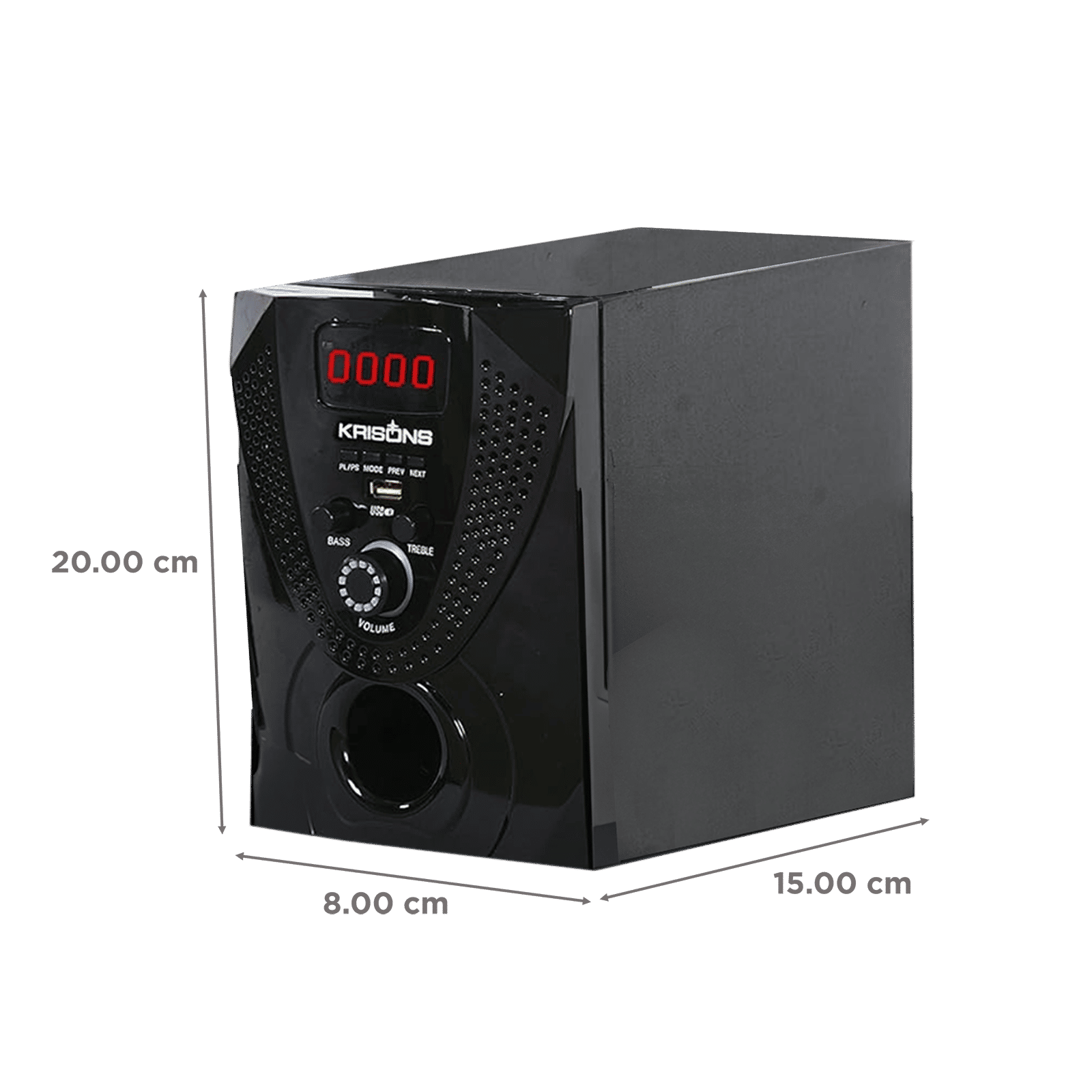 Krisons Nexon 30W Bluetooth Home Theatre with Remote (Deep Bass, 5.1 Channel, Black) Krisons Nexon 30W Bluetooth Home Theatre with Remote (Deep Bass, 5.1 Channel, Black)_2