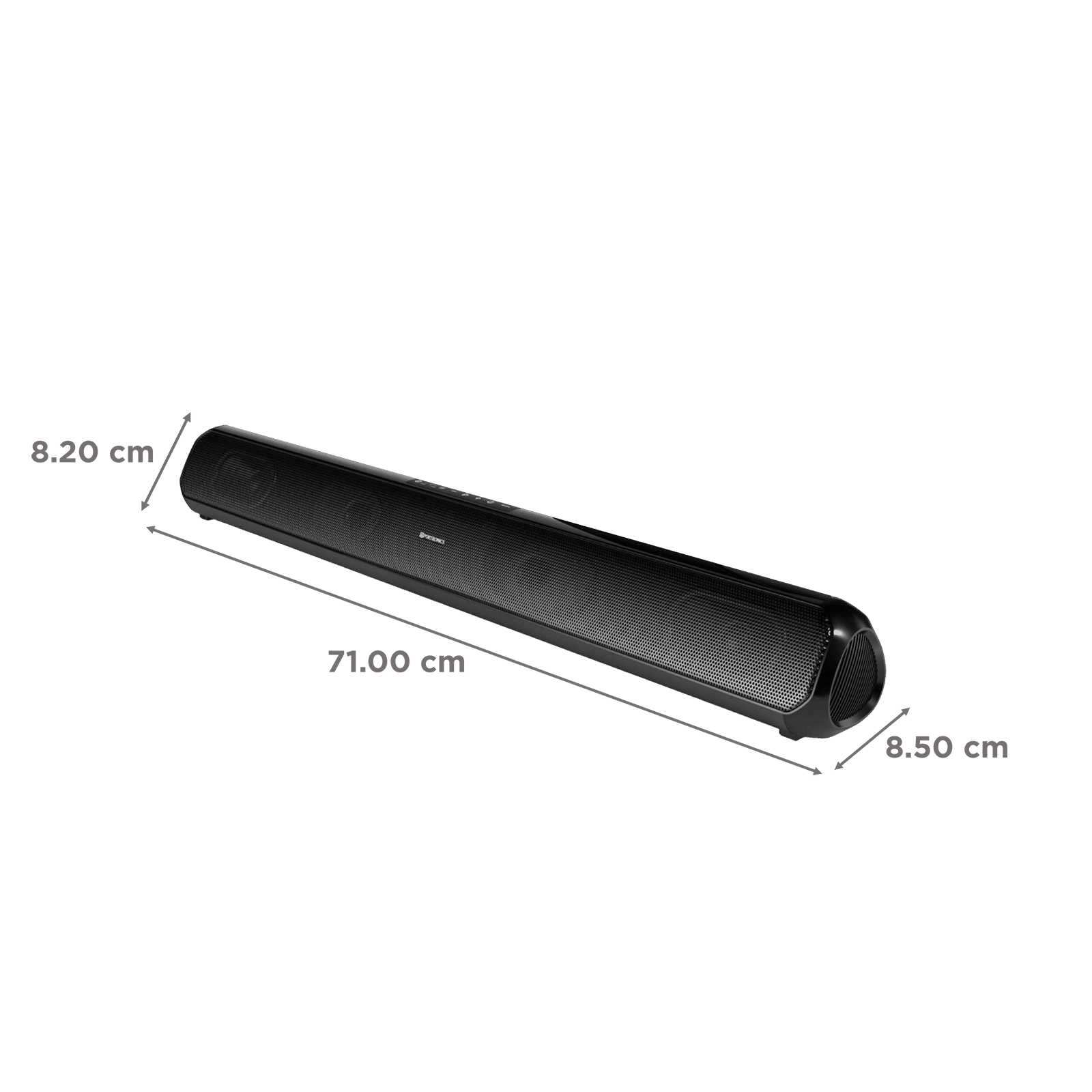 PORTRONICS Pure Sound Pro X1 100W Bluetooth Soundbar with Remote (3 EQ Modes, 2.1 Channel, Black) PORTRONICS Pure Sound Pro X1 100W Bluetooth Soundbar with Remote (3 EQ Modes, 2.1 Channel, Black)_2