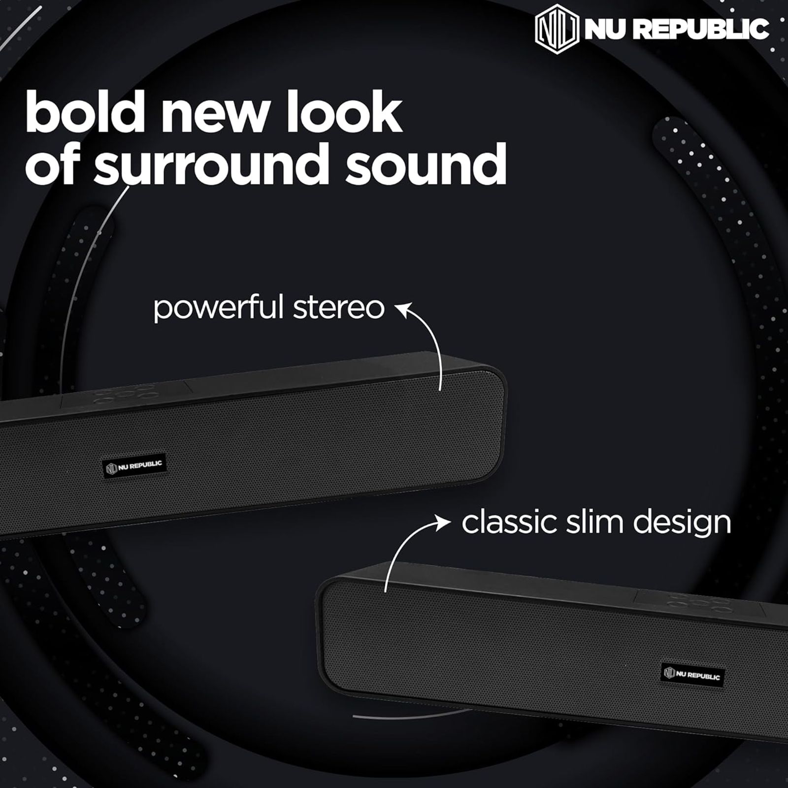 Nu Republic Soundbar 20 20W Bluetooth Soundbar (Bass Boost, Black)_11
