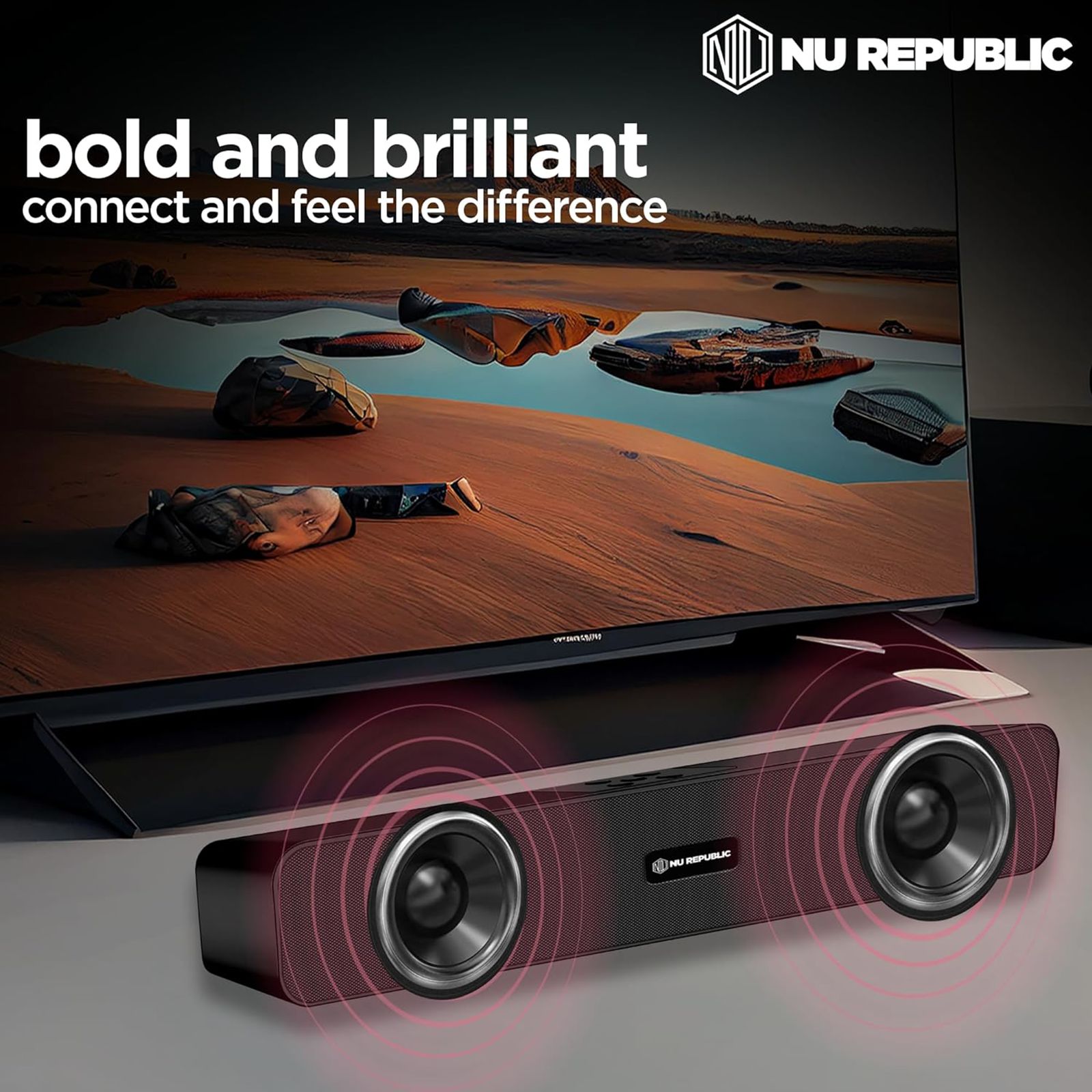 Nu Republic Soundbar 20 20W Bluetooth Soundbar (Bass Boost, Black)_12