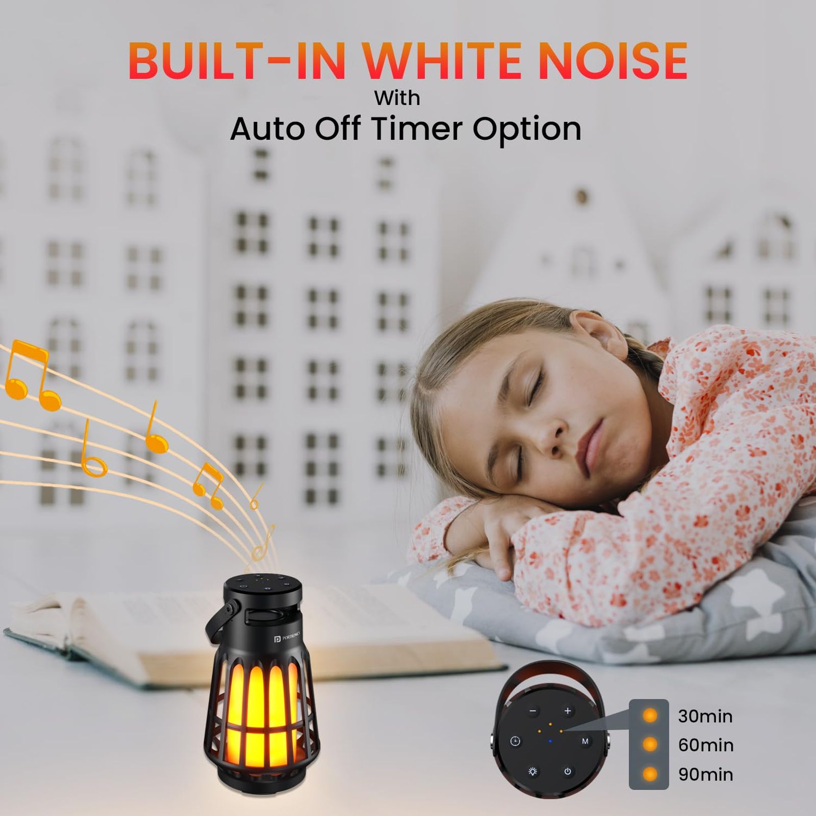 PORTRONICS Dash 6 15W Portable Bluetooth Speaker (IPX65 Water Resistant, LED Night Lamp, Black) PORTRONICS Dash 6 15W Portable Bluetooth Speaker (IPX65 Water Resistant, LED Night Lamp, Black)_9