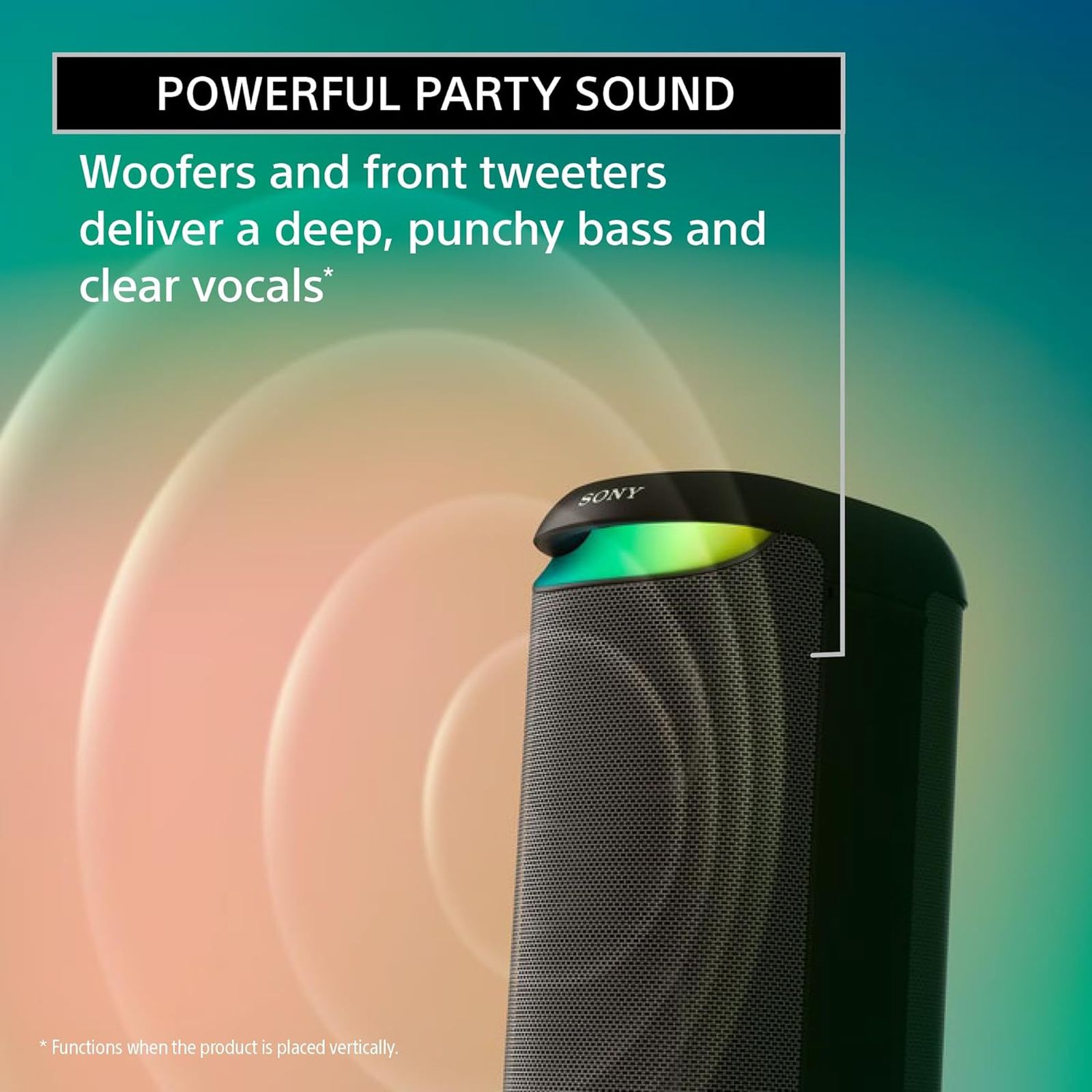 SONY XV500 55W Bluetooth Party Speaker with Mic (IPX4 Water Resistant, Stereo Channel, Black) SONY XV500 55W Bluetooth Party Speaker with Mic (IPX4 Water Resistant, Stereo Channel, Black)_12
