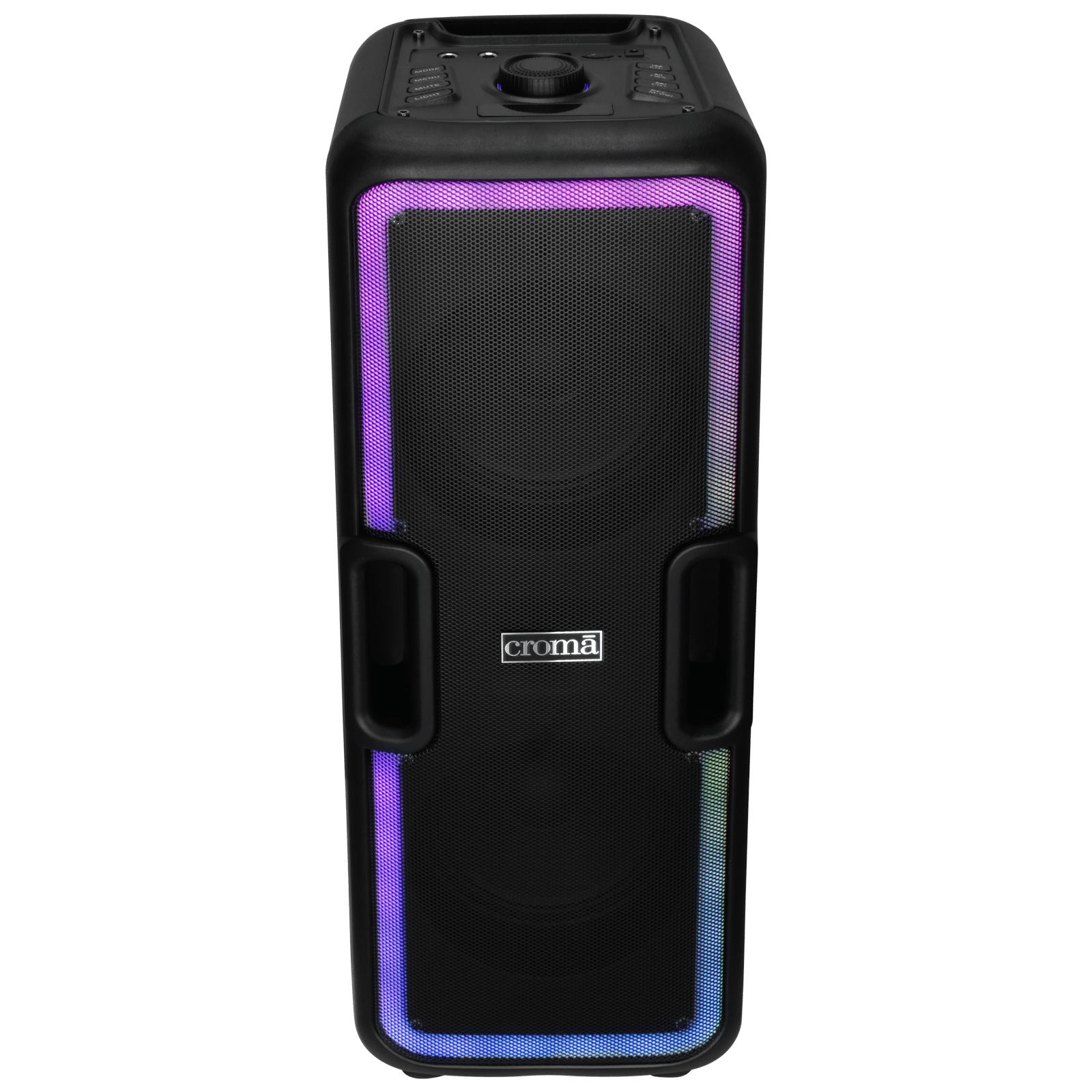 Croma 50W Bluetooth Party Speaker with Mic (Lightweight, Stereo Channel, Black)_9