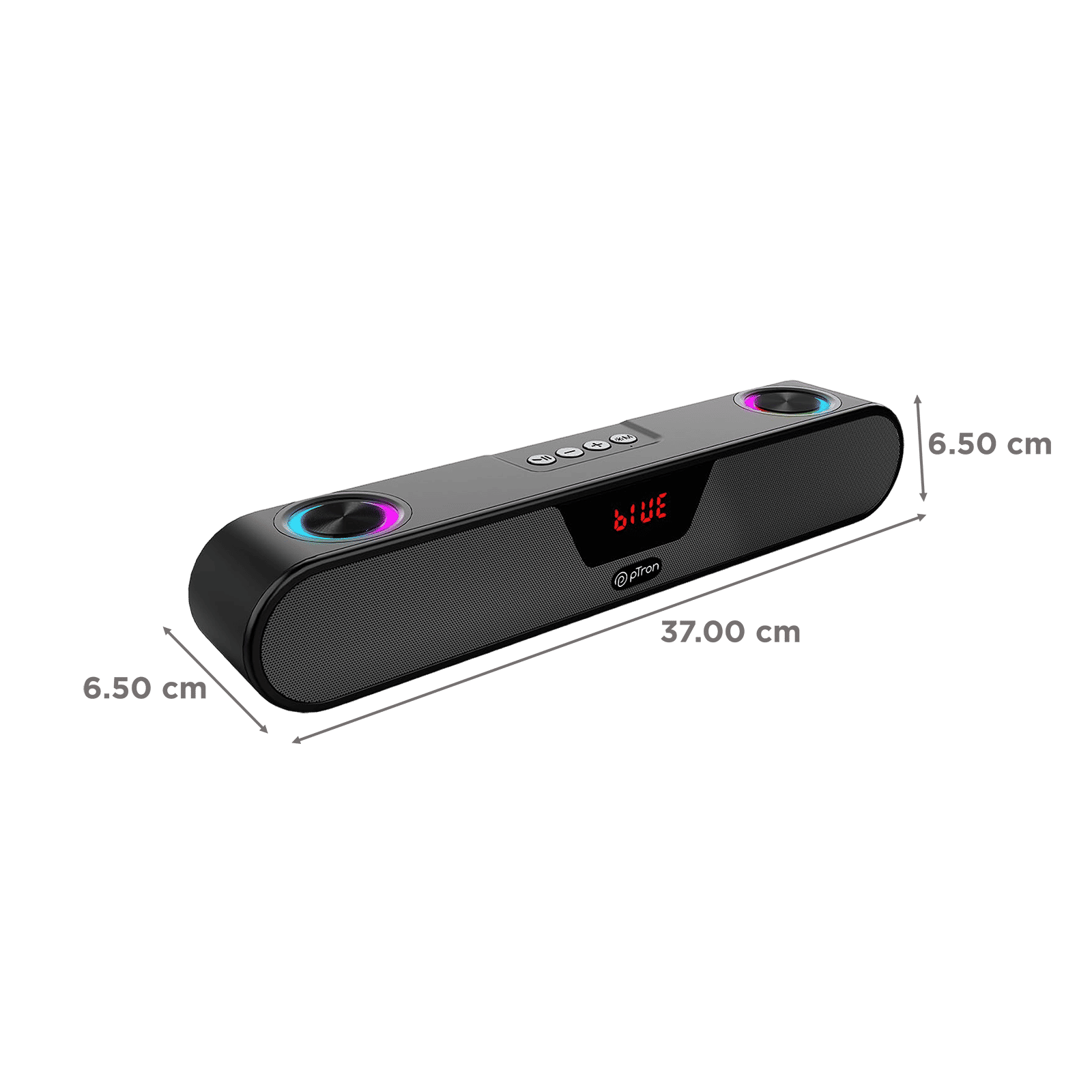 pTron Fusion Concert 24W Bluetooth Soundbar (Deep Bass, Black) pTron Fusion Concert 24W Bluetooth Soundbar (Deep Bass, Black)_2