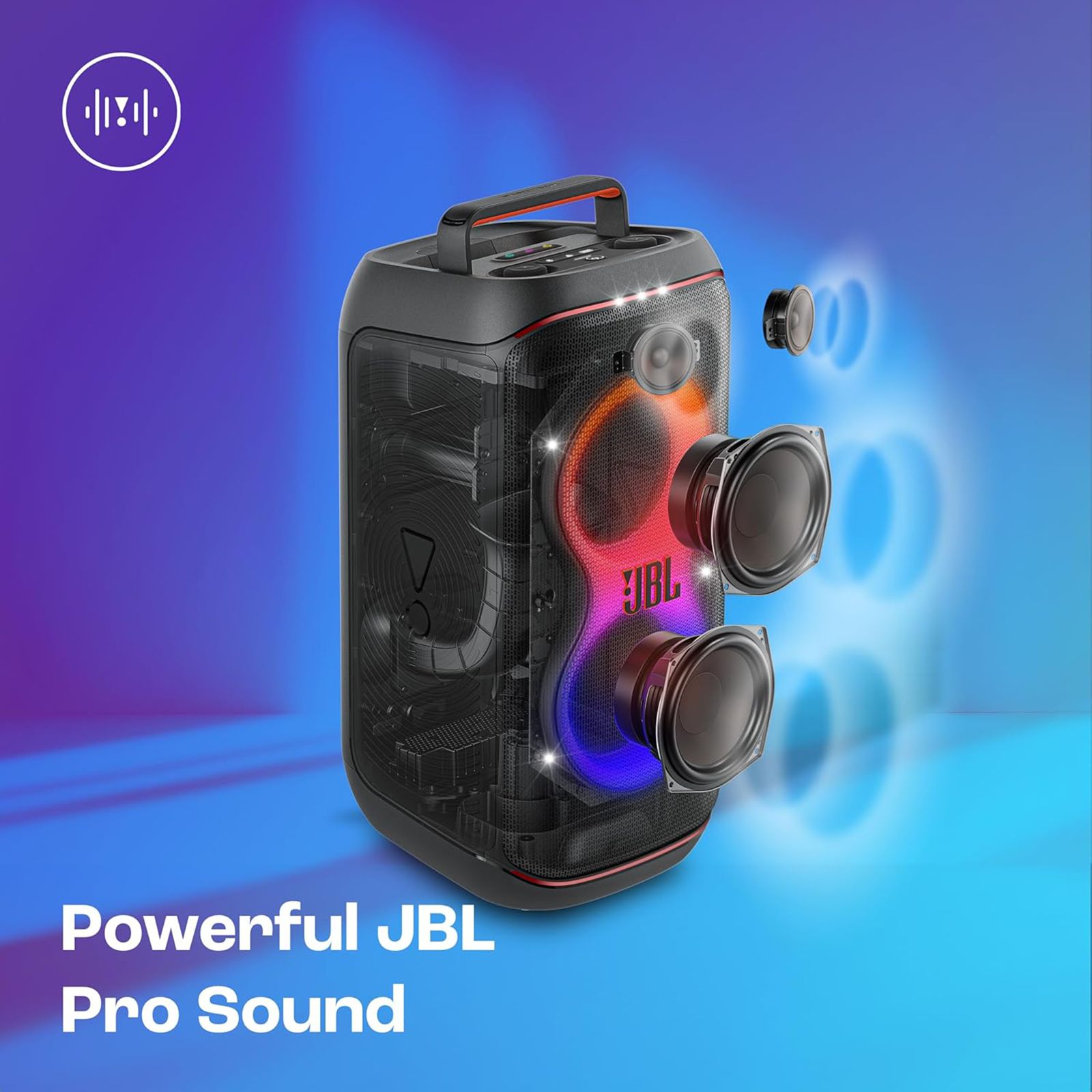JBL PartyBox Club 120 160W Bluetooth Party Speaker (AI Sound Boost, Stereo Channel, Black) JBL PartyBox Club 120 160W Bluetooth Party Speaker (AI Sound Boost, Stereo Channel, Black)_11