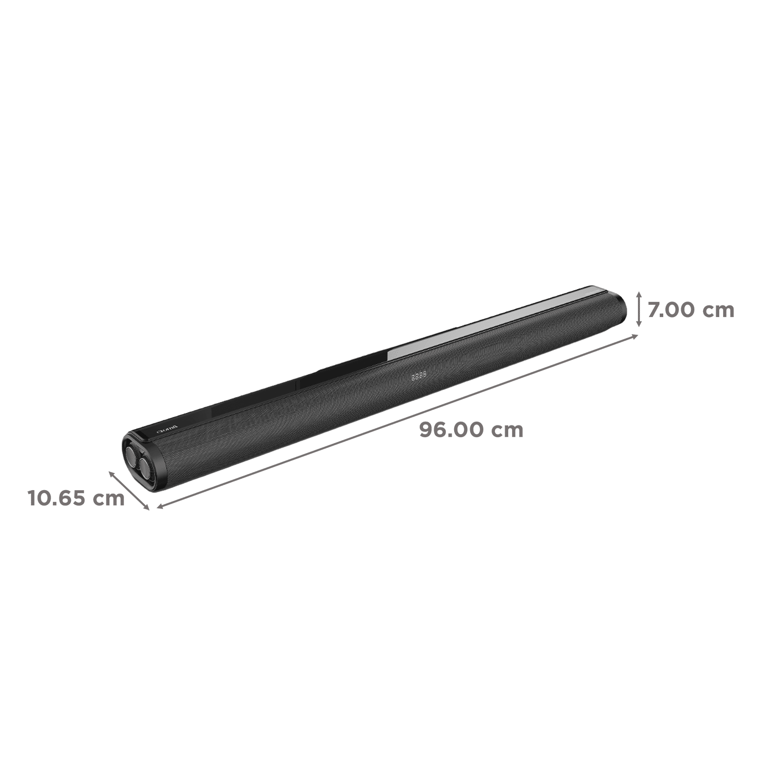 Croma 180W Bluetooth Soundbar with Remote (Dolby Audio, 2.1 Channel, Black)_3