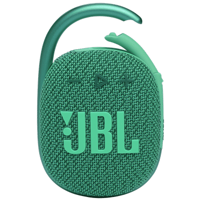 JBL Clip 4 Eco 5W Portable Bluetooth Speaker (IP67 Waterproof, 10 Hours Playtime, Green)