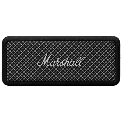 Marshall Emberton II 20W Portable Bluetooth Speaker (IP67 Water Proof, True Stereophonic 360Degree Sound, Stereo, Black and Steel)