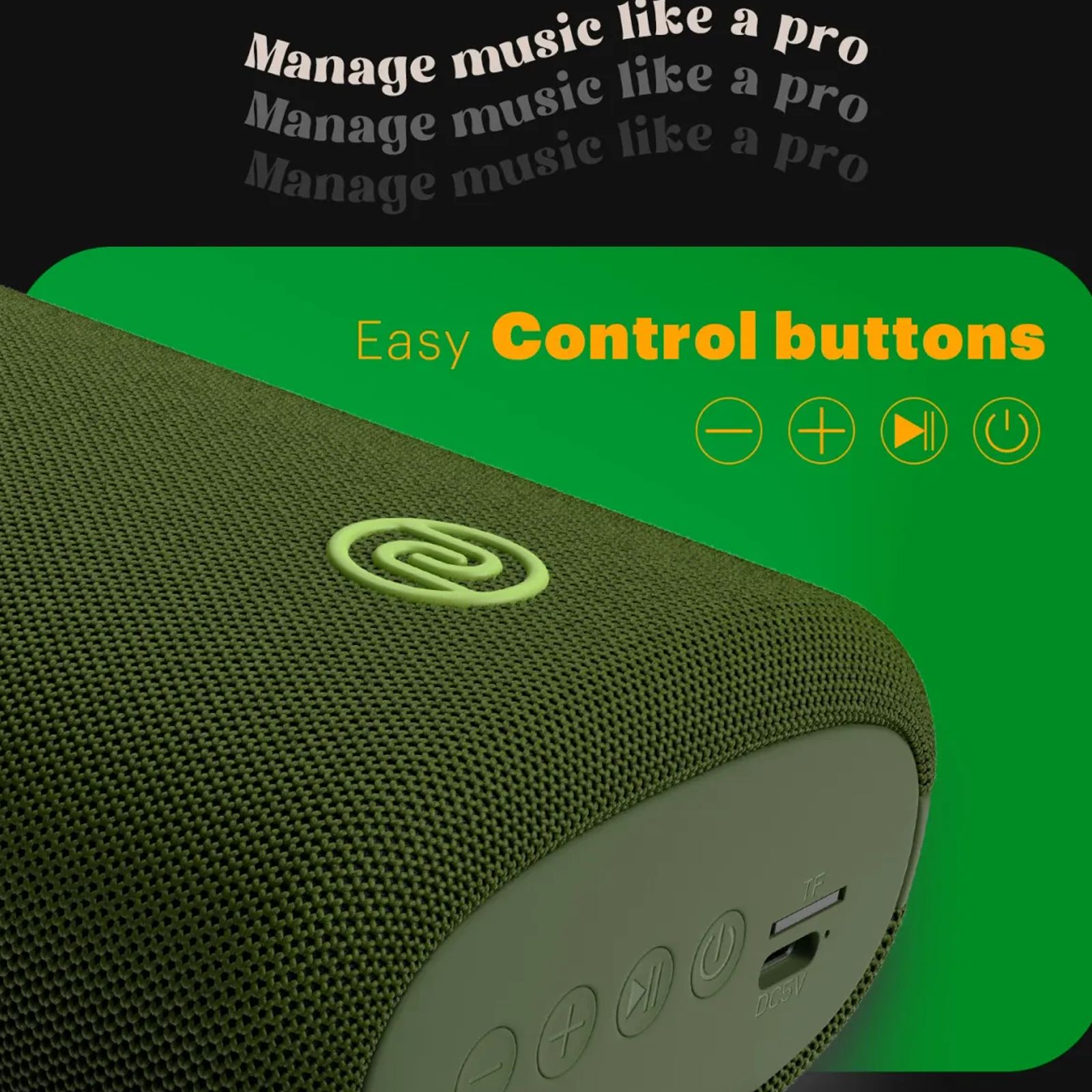 noise VIBE 2 5W Portable Bluetooth Speaker (IPX7 Water Resistant, TWS Pairing, Stereo Channel, Rustic Olive)_15