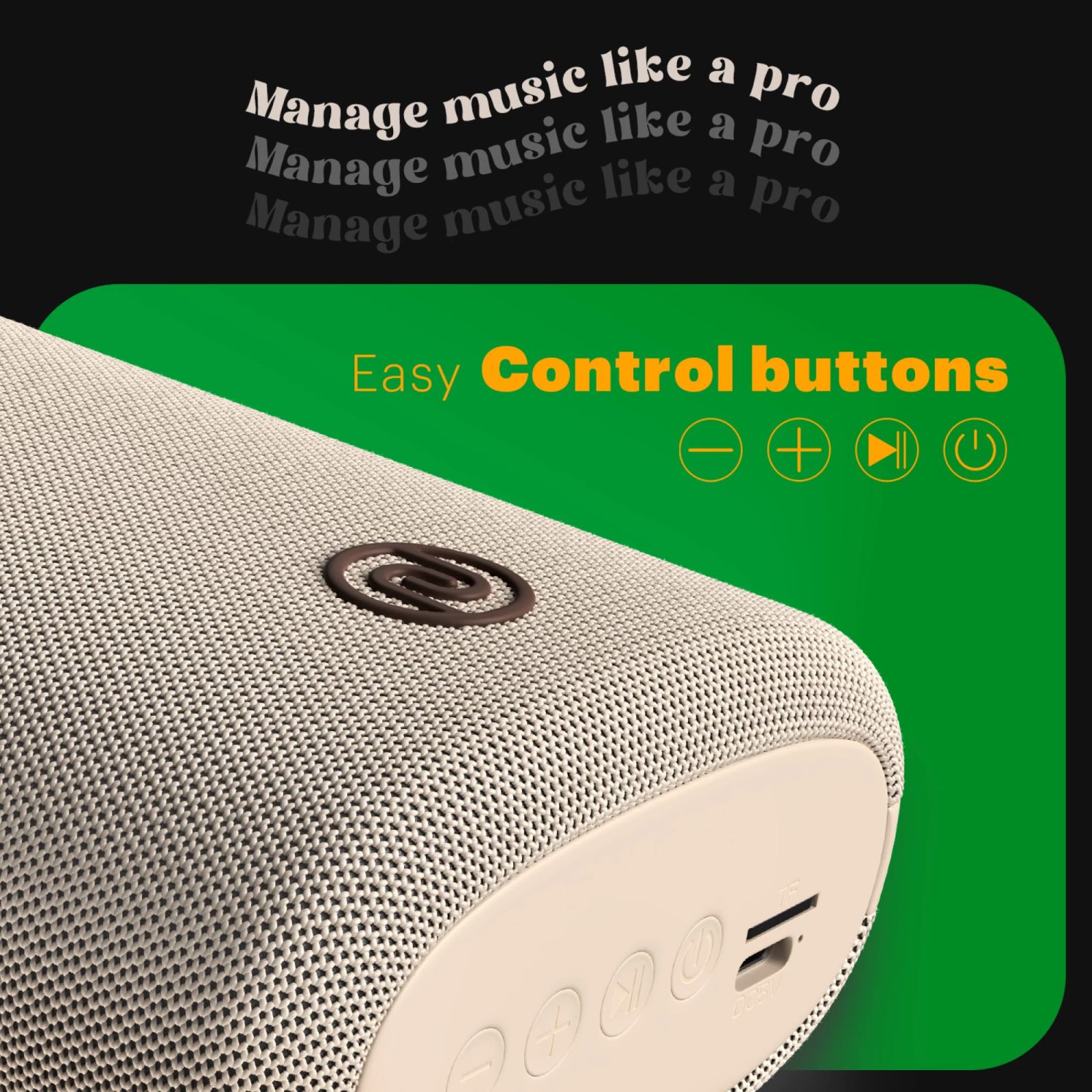 noise VIBE 2 5W Portable Bluetooth Speaker (IPX7 Water Resistant, TWS Pairing, Stereo Channel, Safari Beige) noise VIBE 2 5W Portable Bluetooth Speaker (IPX7 Water Resistant, TWS Pairing, Stereo Channel, Safari Beige)_15