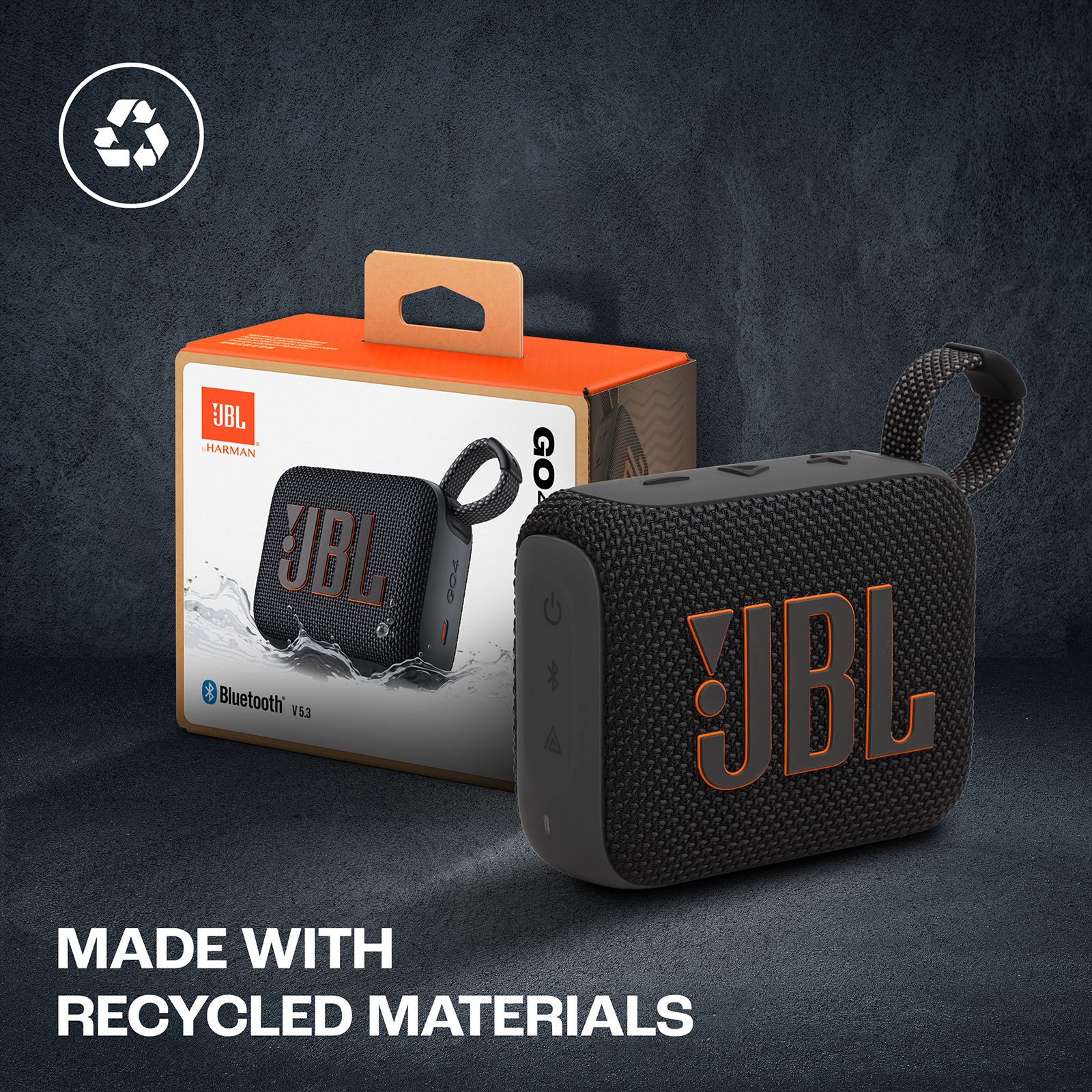 JBL Go 4 4.2W Portable Bluetooth Speaker (IP67 Waterproof, JBL Pro Sound with Punchy Bass, Stereo Channel, Black)_16