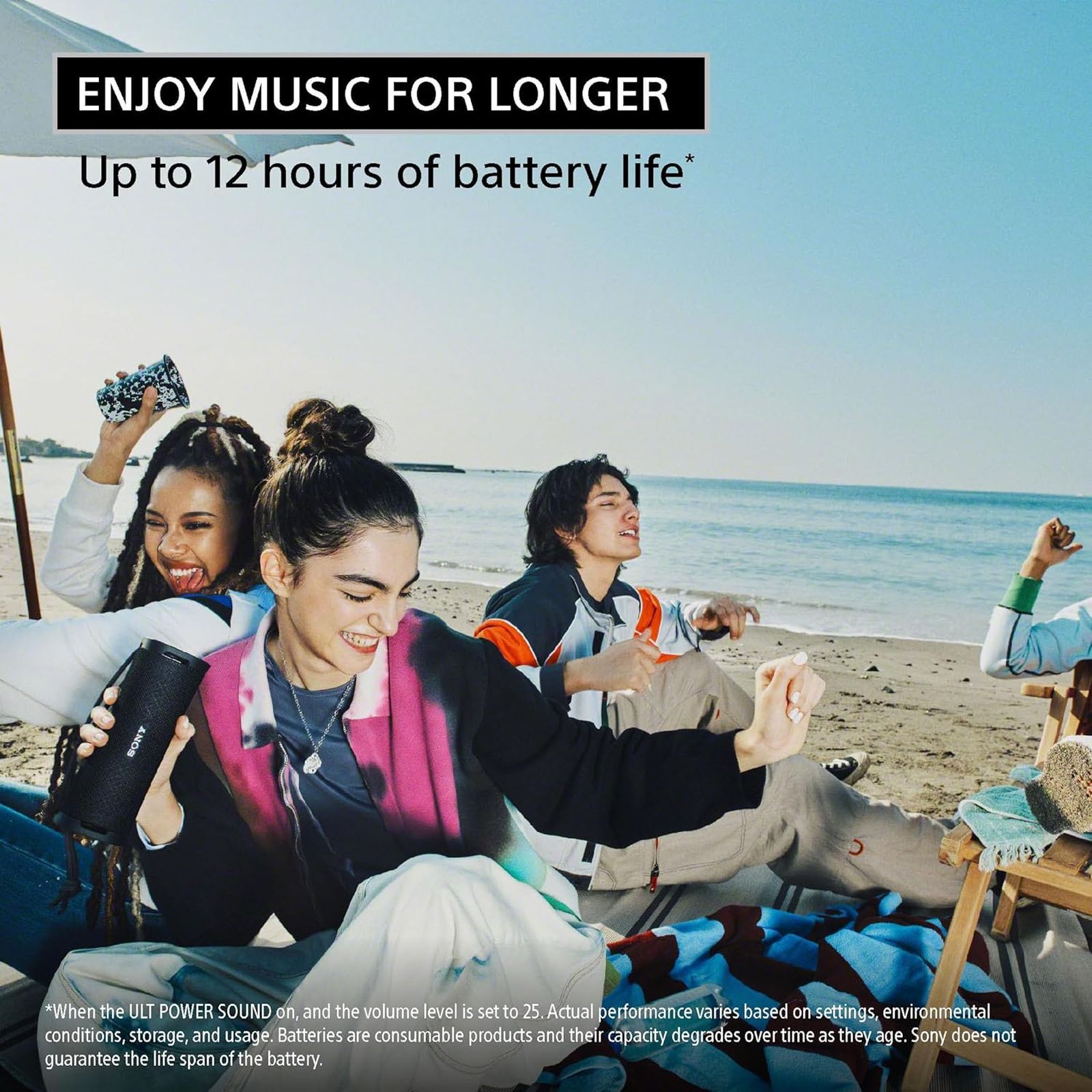 SONY ULT Field 1 Portable Bluetooth Speaker (IP67 Waterproof, Massive Bass, Black)_10