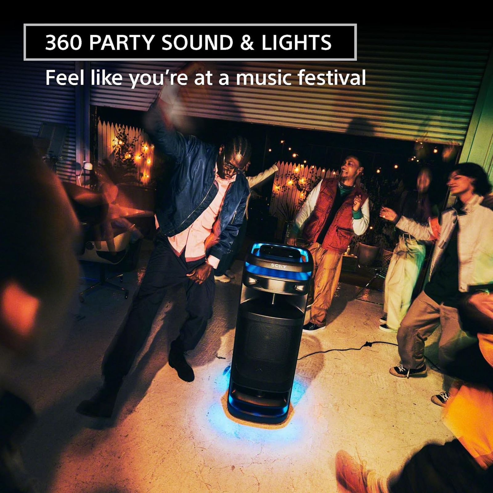 SONY ULT TOWER 10 Bluetooth Party Speaker with Mic (360 Degree Party Light, Black)_12