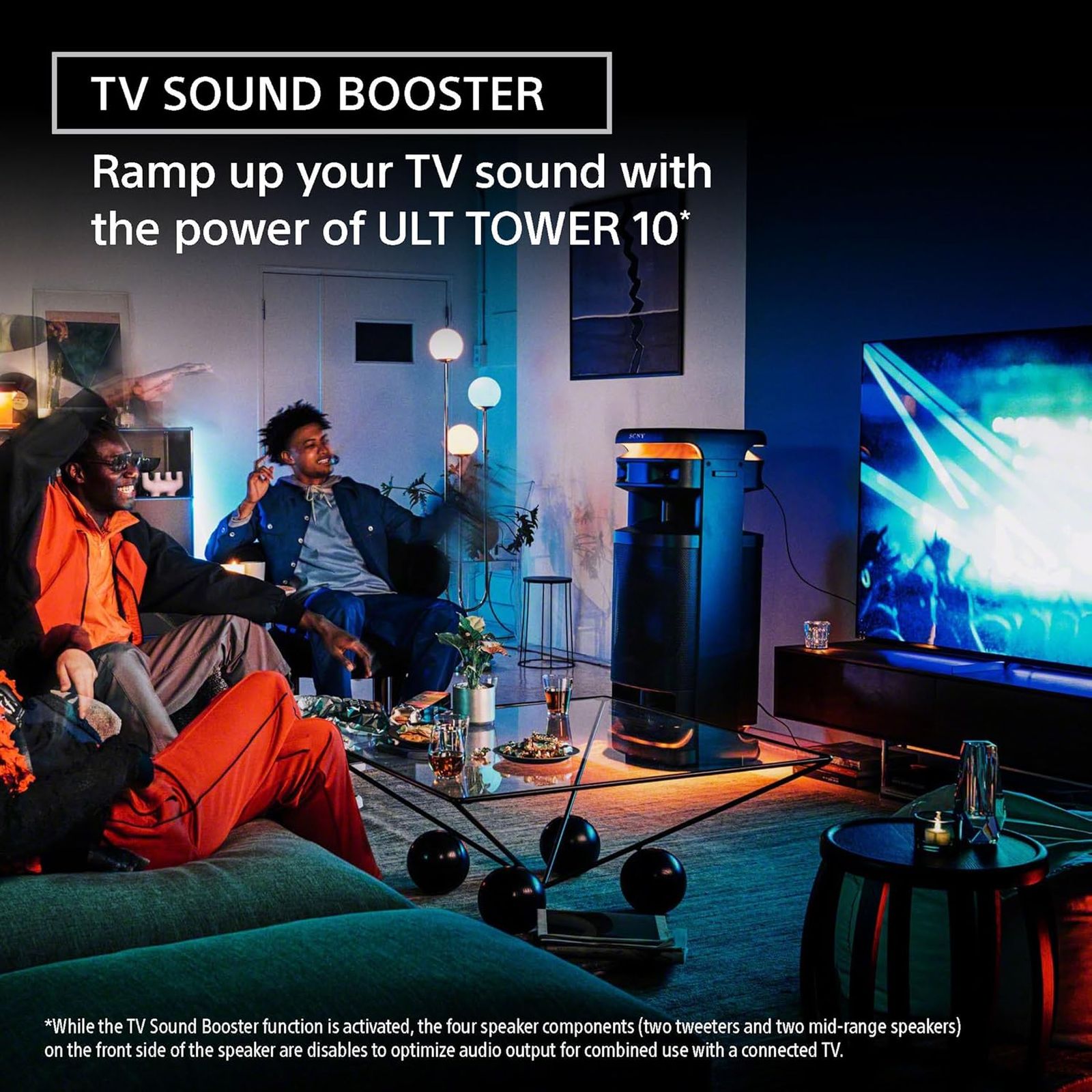 SONY ULT TOWER 10 Bluetooth Party Speaker with Mic (360 Degree Party Light, Black)_13