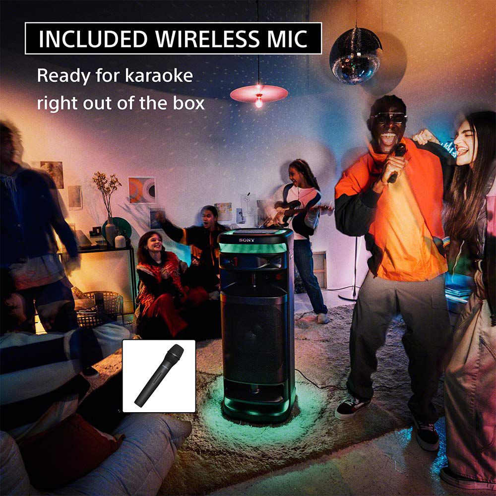 SONY ULT TOWER 10 Bluetooth Party Speaker with Mic (360 Degree Party Light, Black)_8