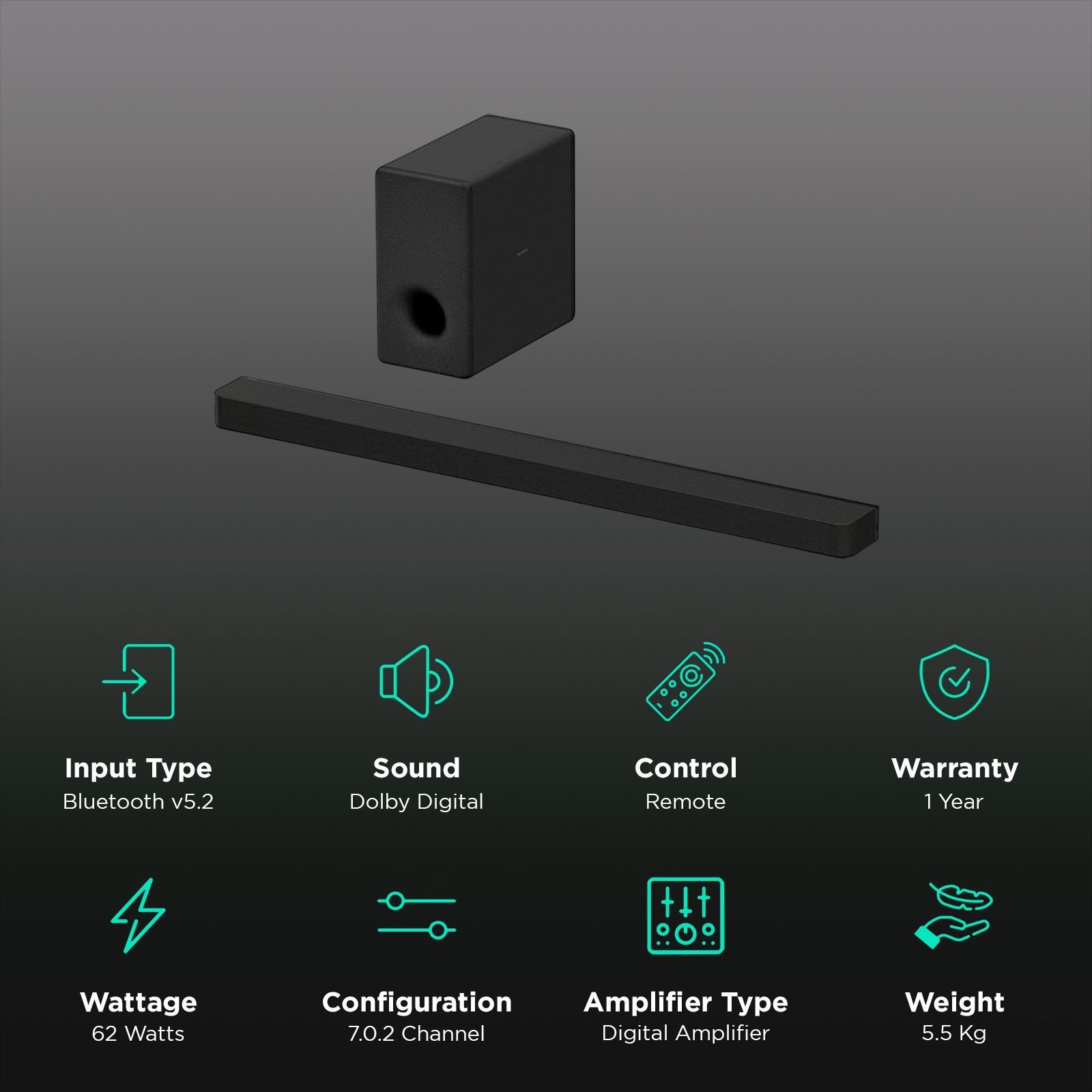 SONY HT-A9000 585W Bluetooth Soundbar with Remote (Dolby Digital, 7.1.2 Channel, Black) SONY HT-A9000 585W Bluetooth Soundbar with Remote (Dolby Digital, 7.1.2 Channel, Black)_2